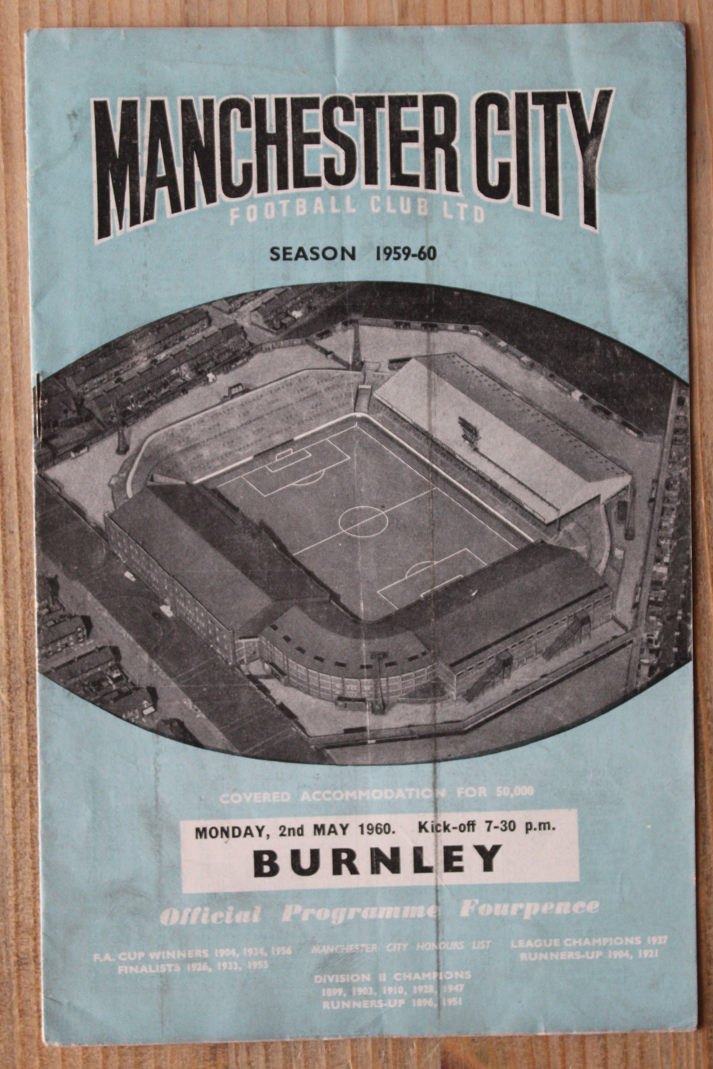 Manchester City FC v Burnley FC