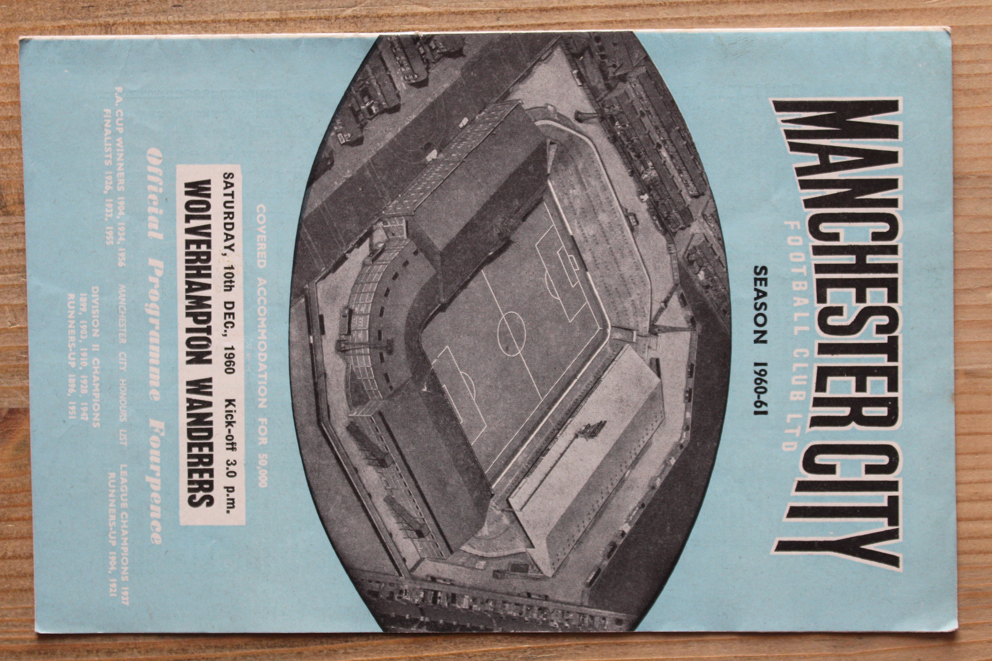 Manchester City FC v Wolverhampton Wanderers FC