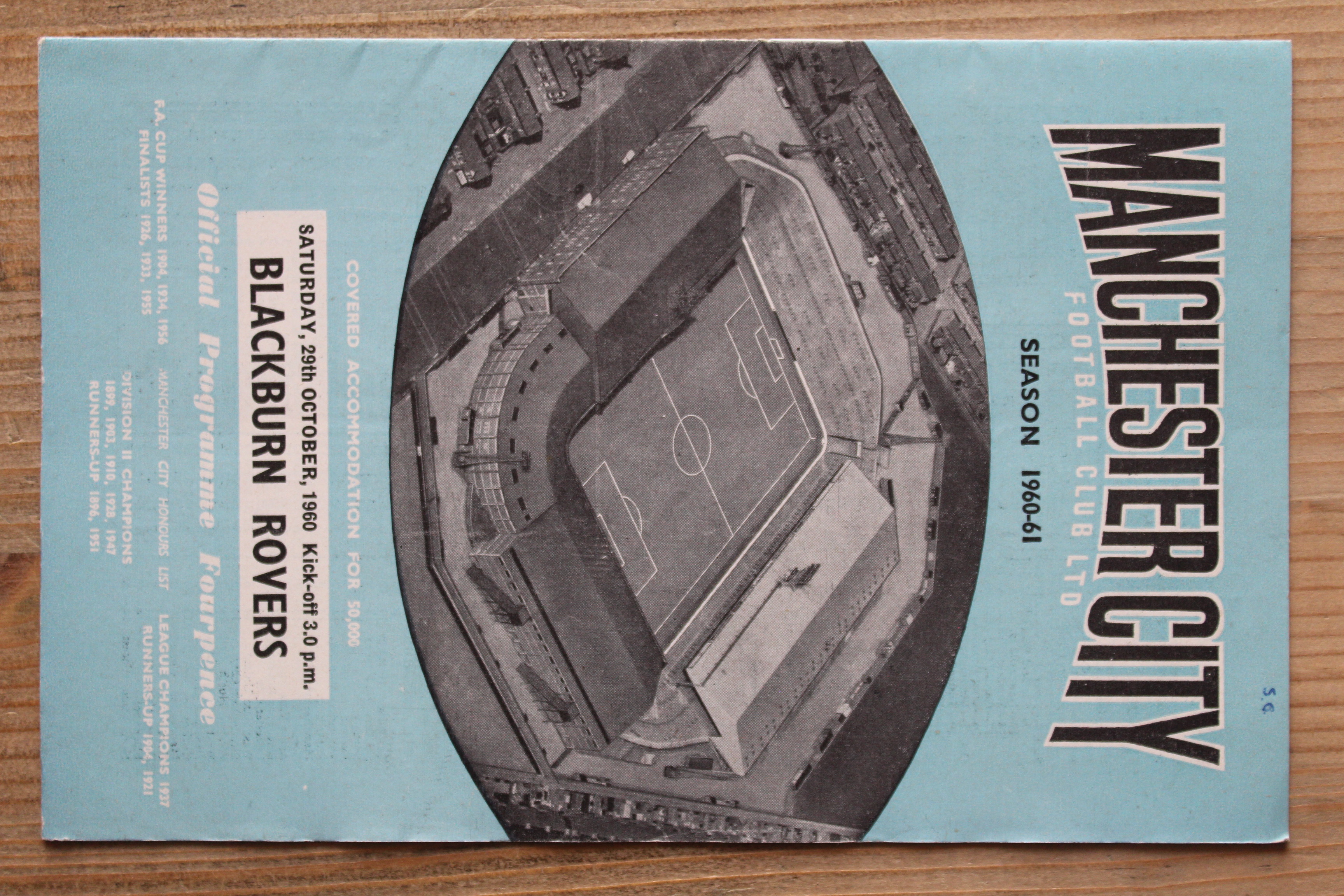 Manchester City FC v Blackburn Rovers FC