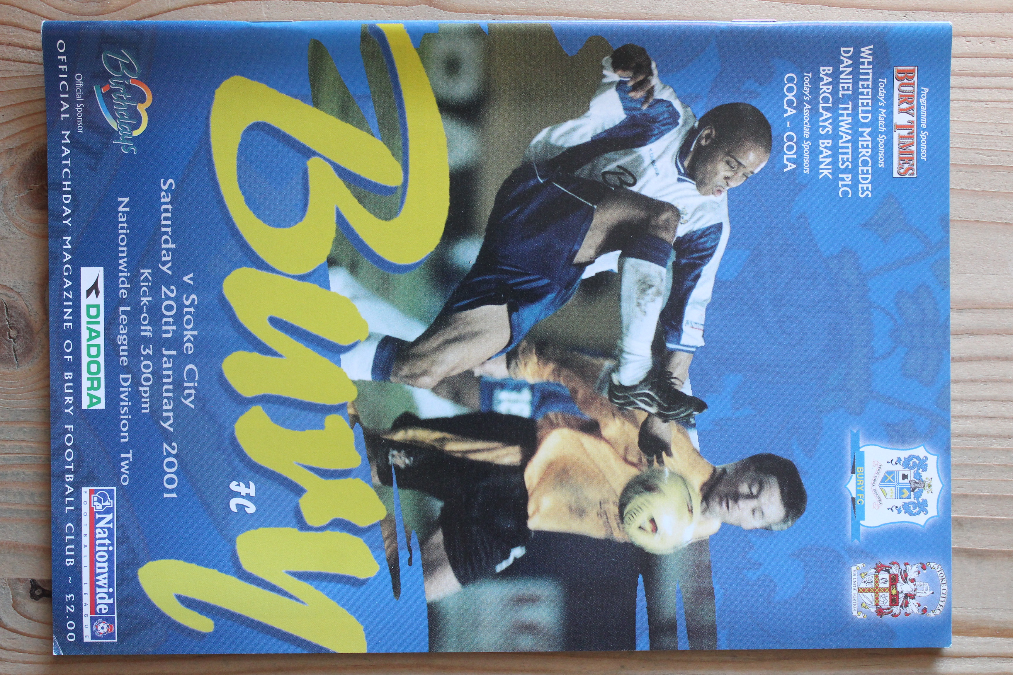 Bury FC v Stoke City FC