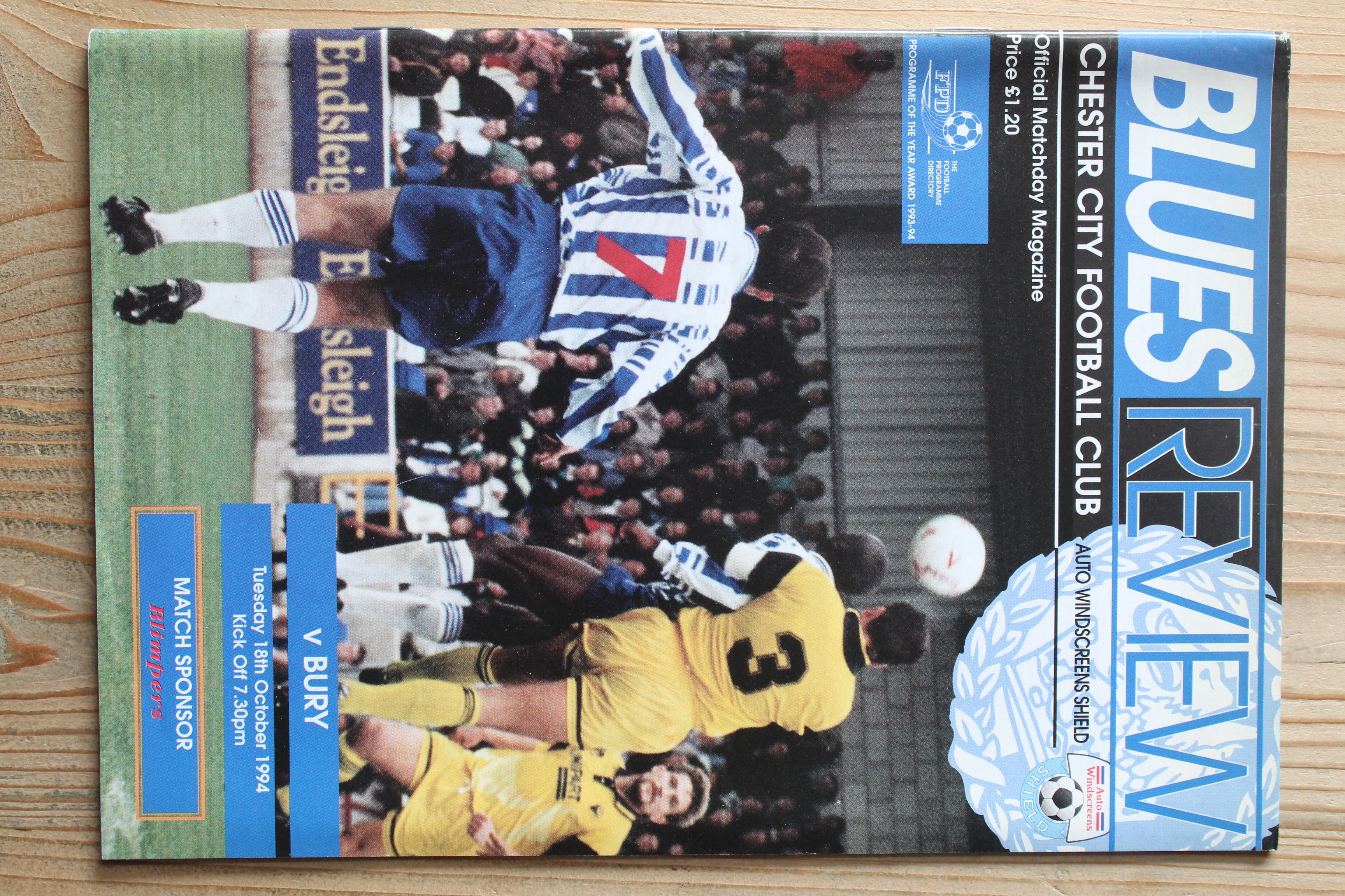 Chester City FC v Bury FC