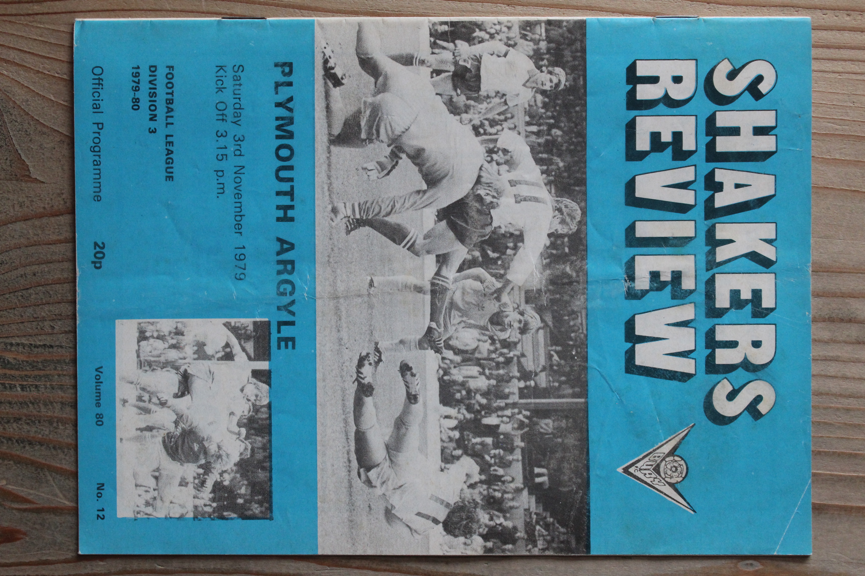 Bury FC v Plymouth Argyle FC