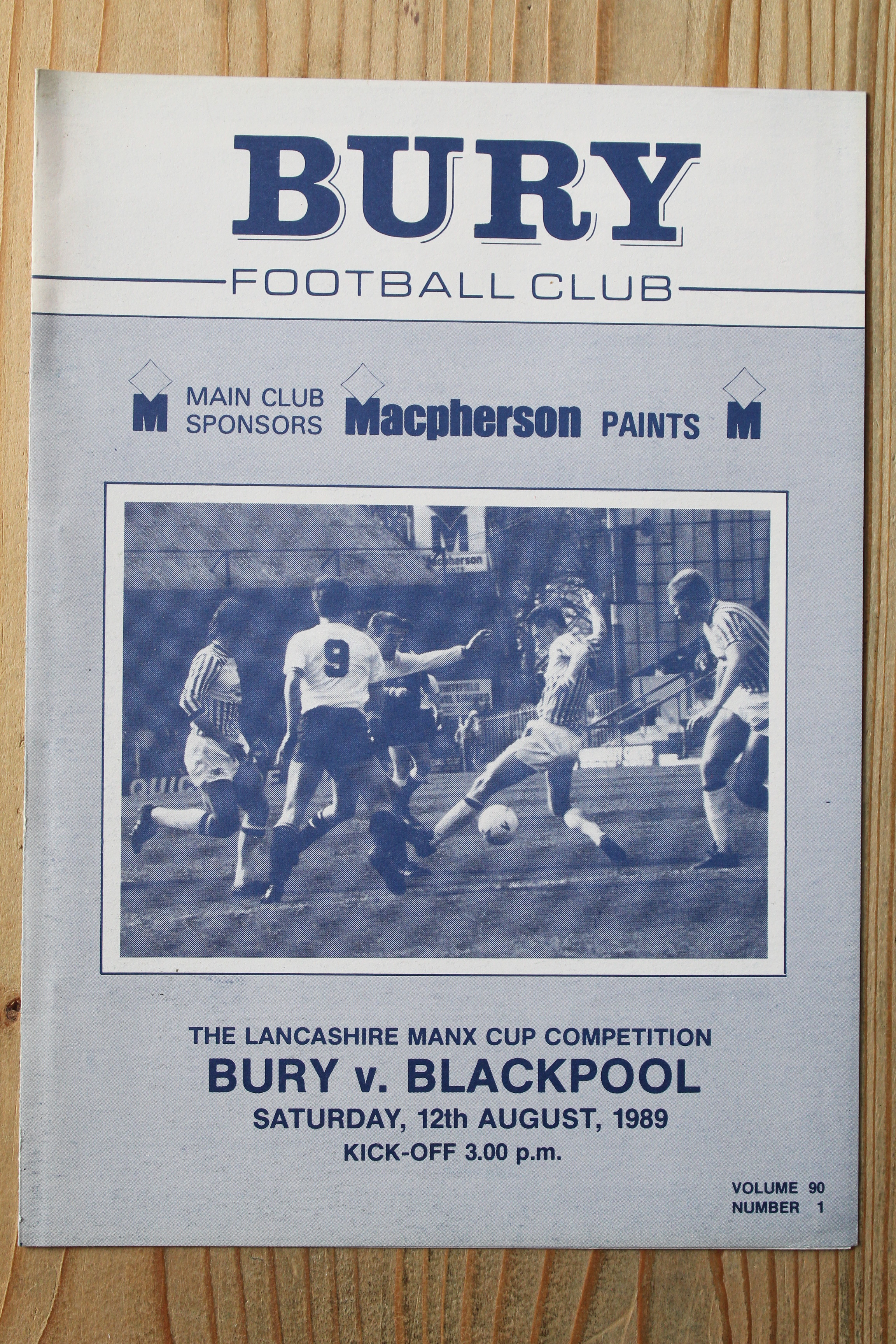 Bury FC v Blackpool FC