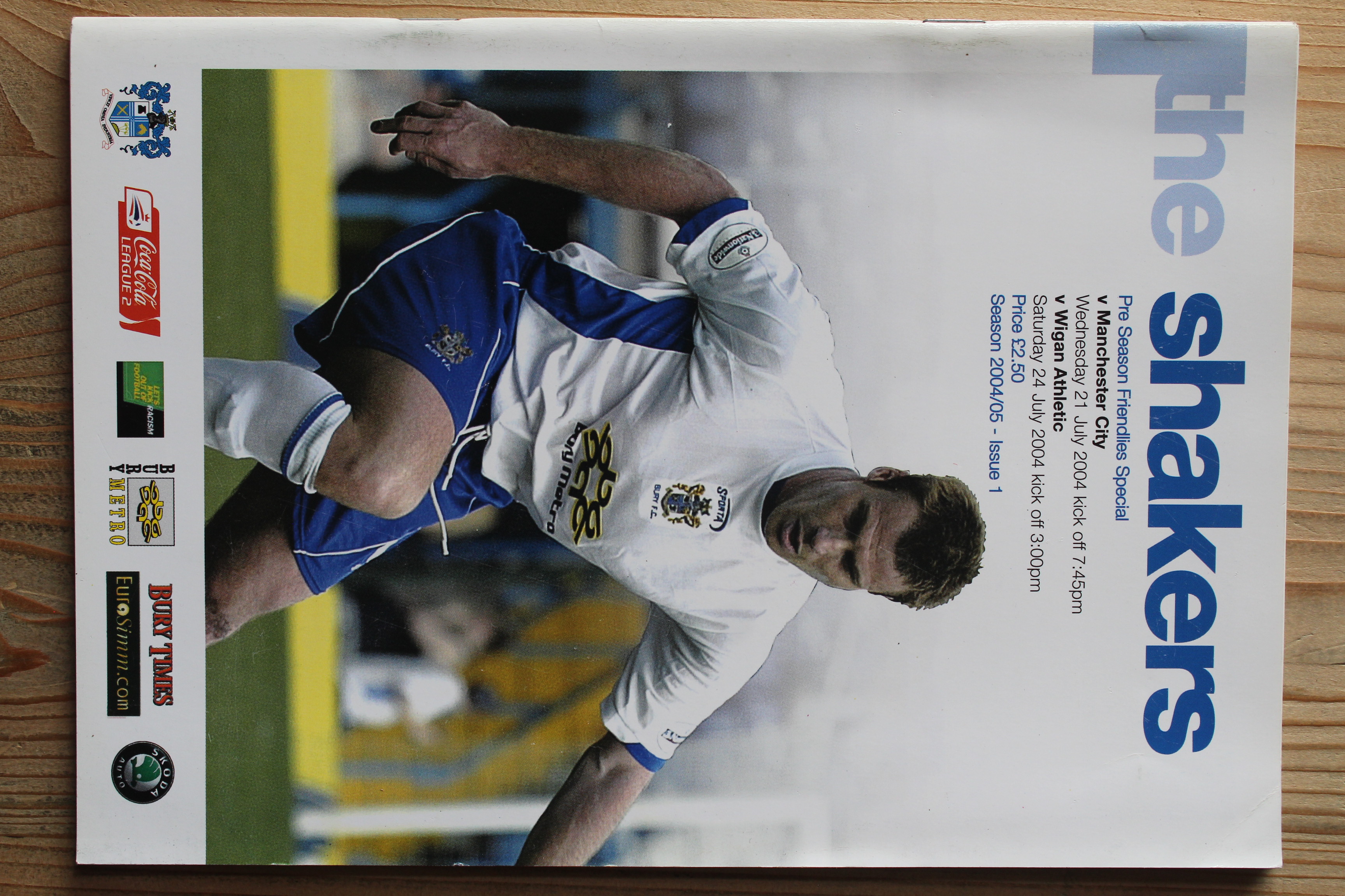 Bury FC v Manchester City FC