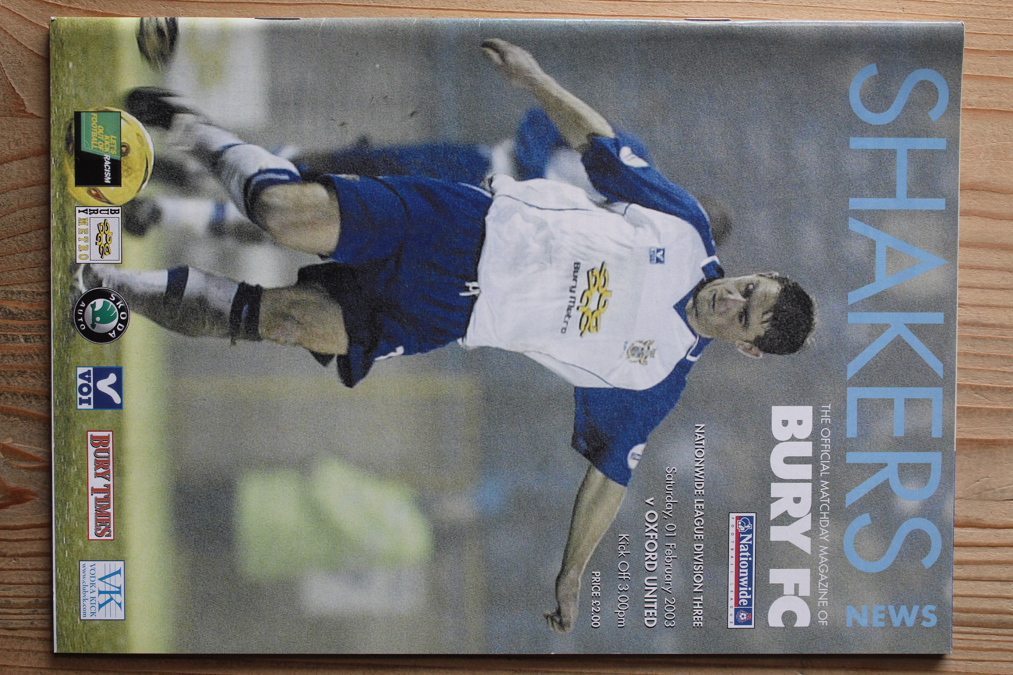 Bury FC v Oxford United FC