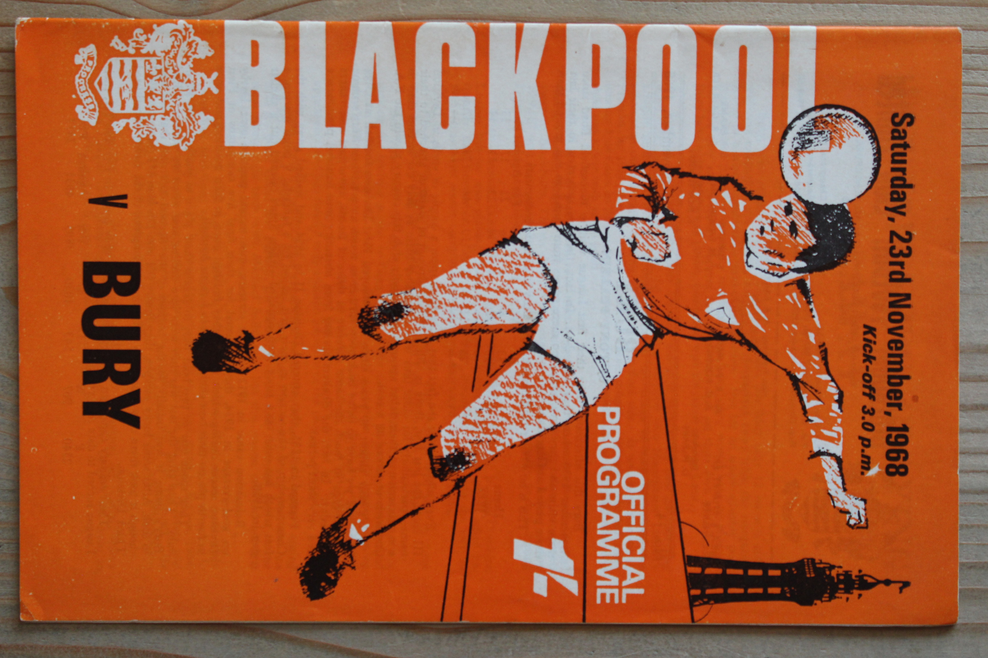 Blackpool FC v Bury FC