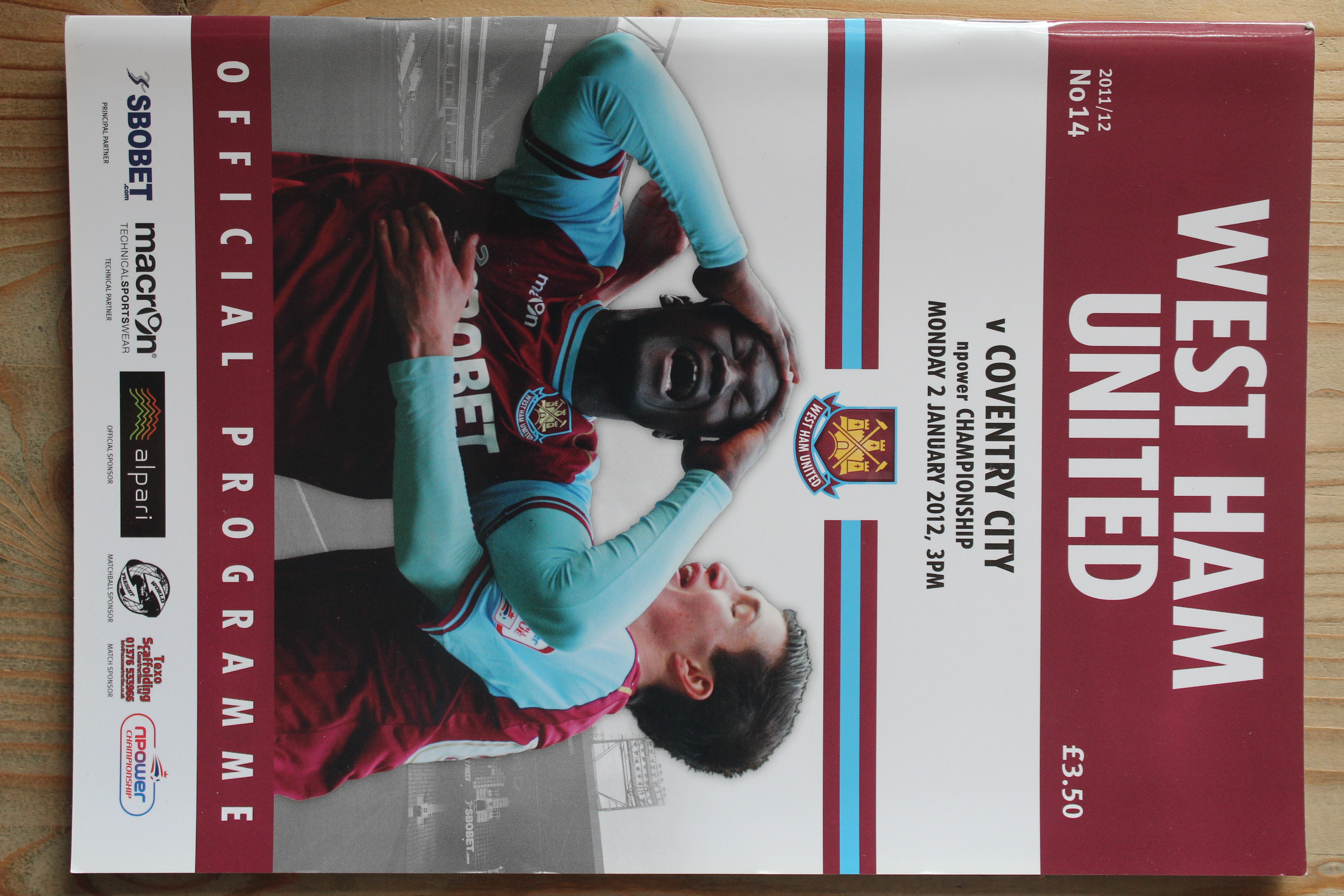 West Ham United FC v Coventry City FC