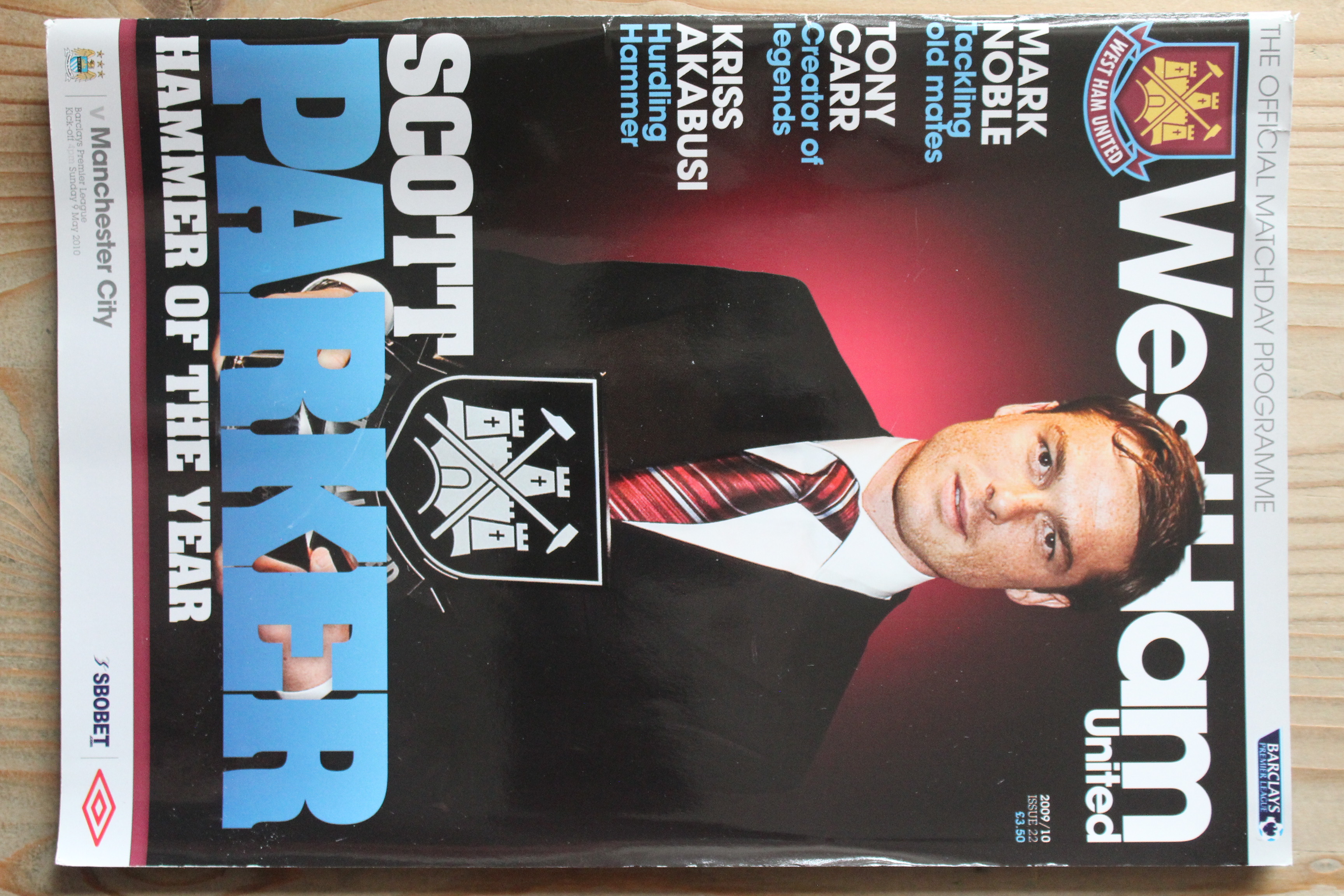 West Ham United FC v Manchester City FC