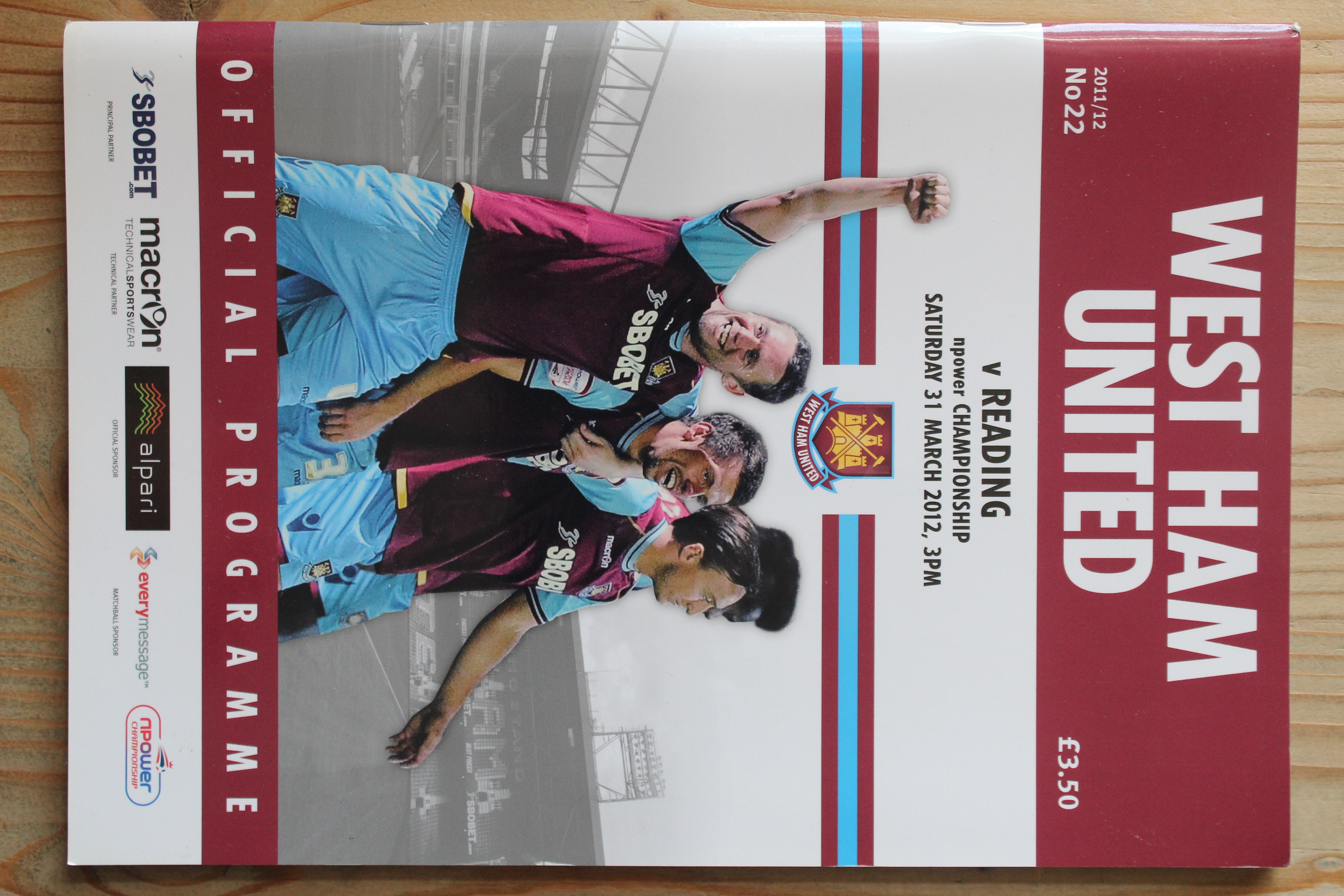 West Ham United FC v Reading FC