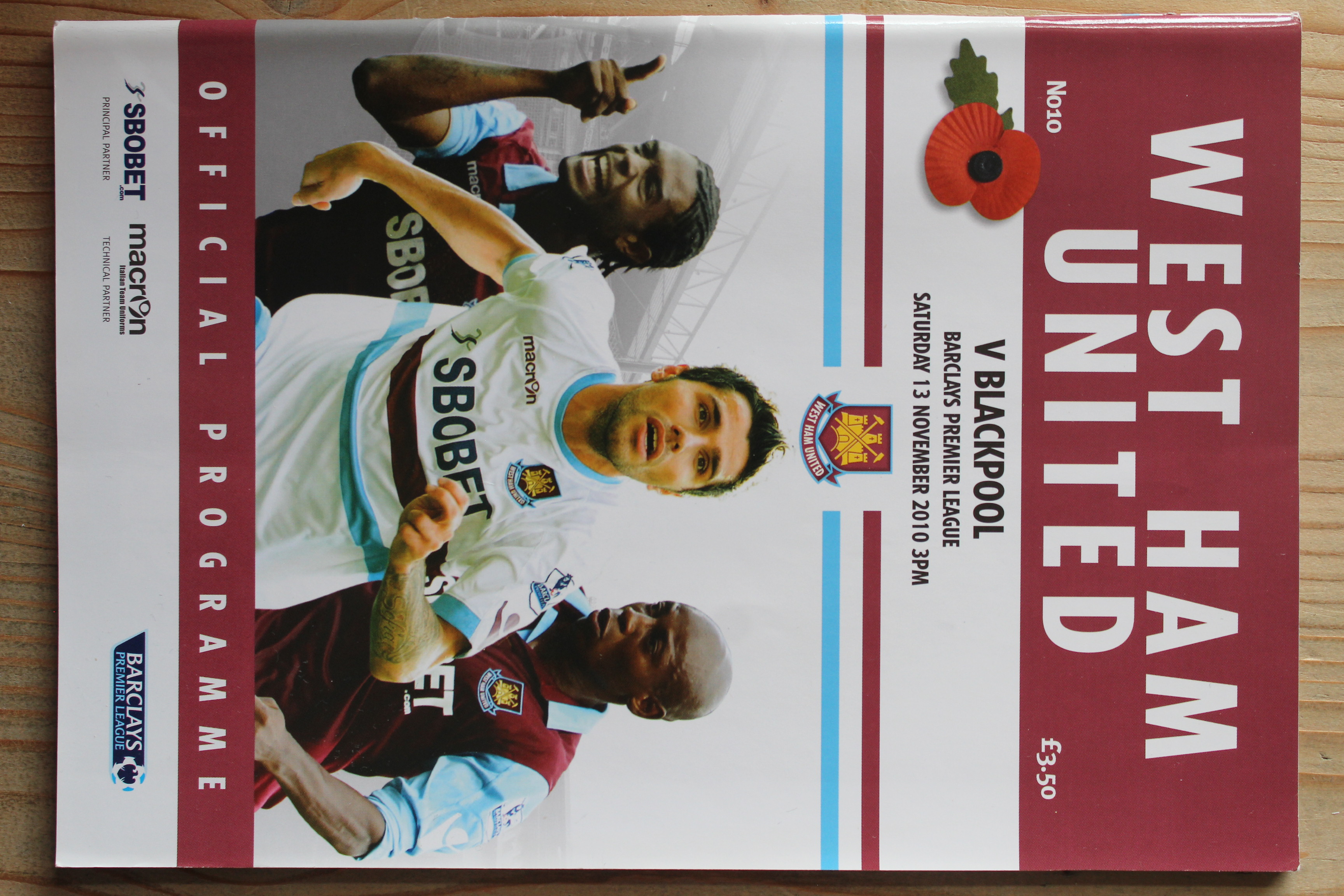 West Ham United FC v Blackpool FC