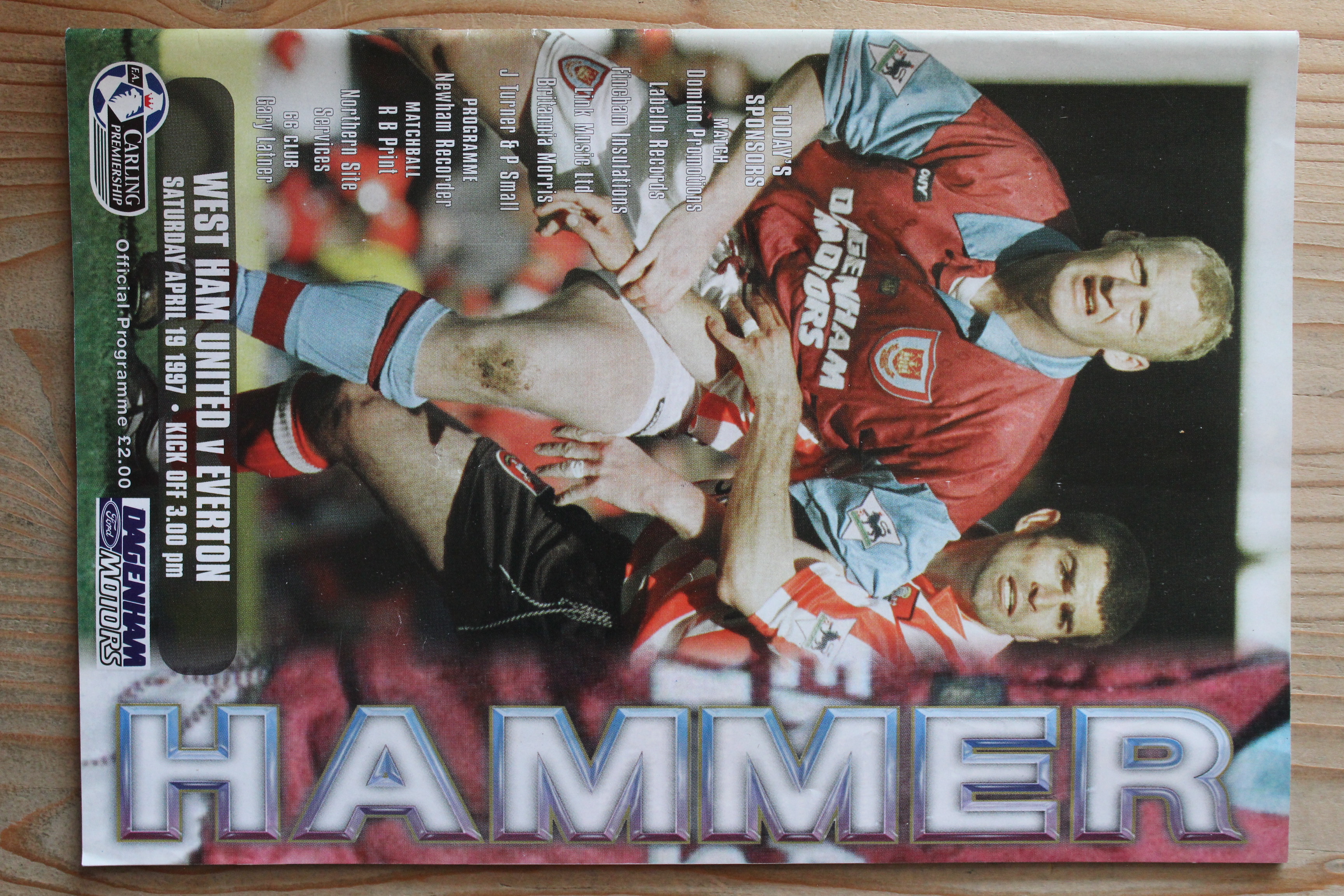 West Ham United FC v Everton FC