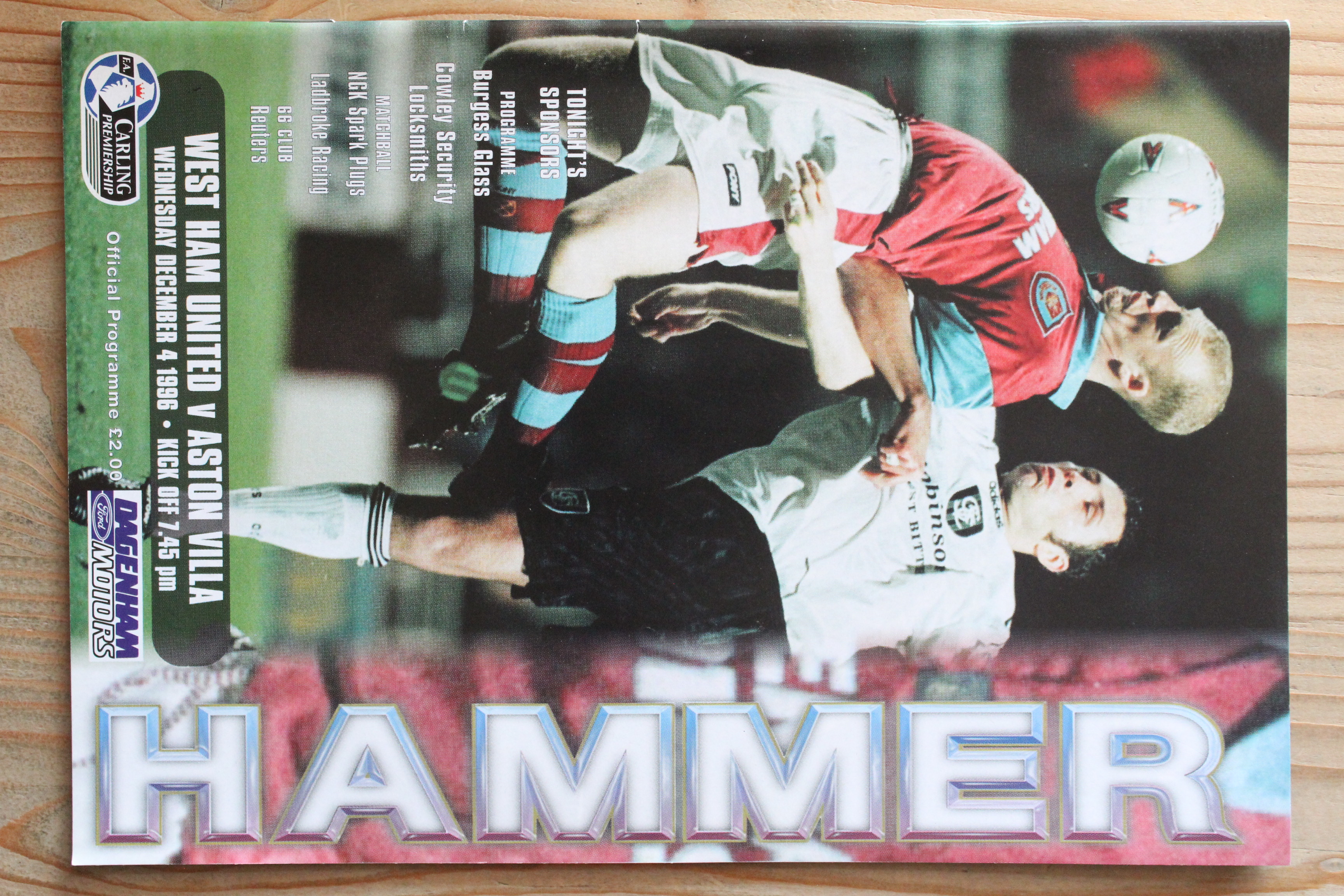 West Ham United FC v Aston Villa FC
