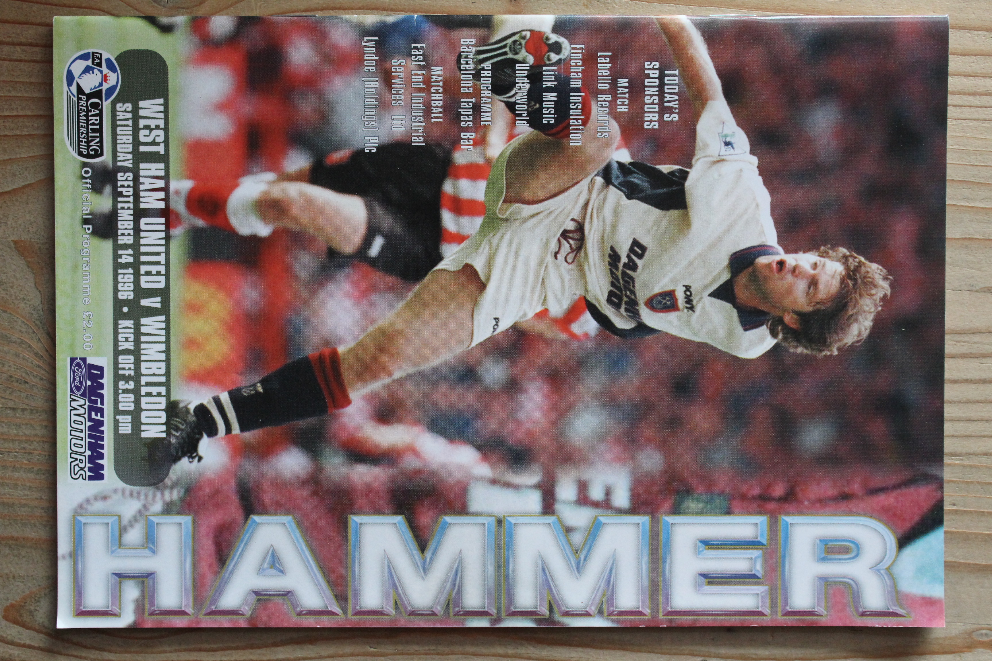 West Ham United FC v Wimbledon