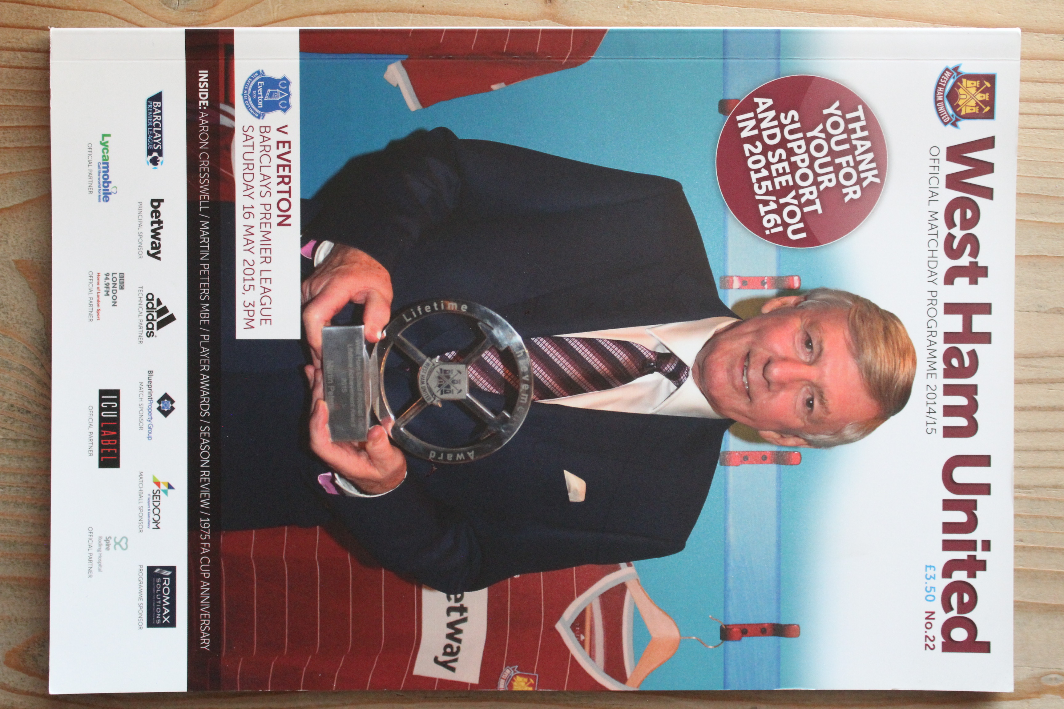 West Ham United FC v Everton FC