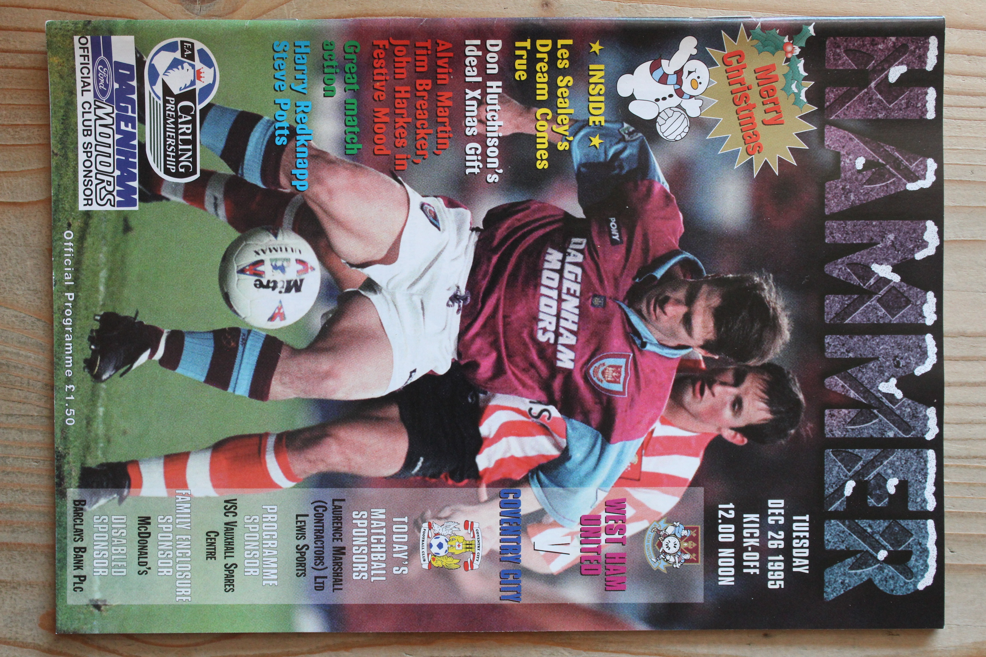 West Ham United FC v Coventry City FC