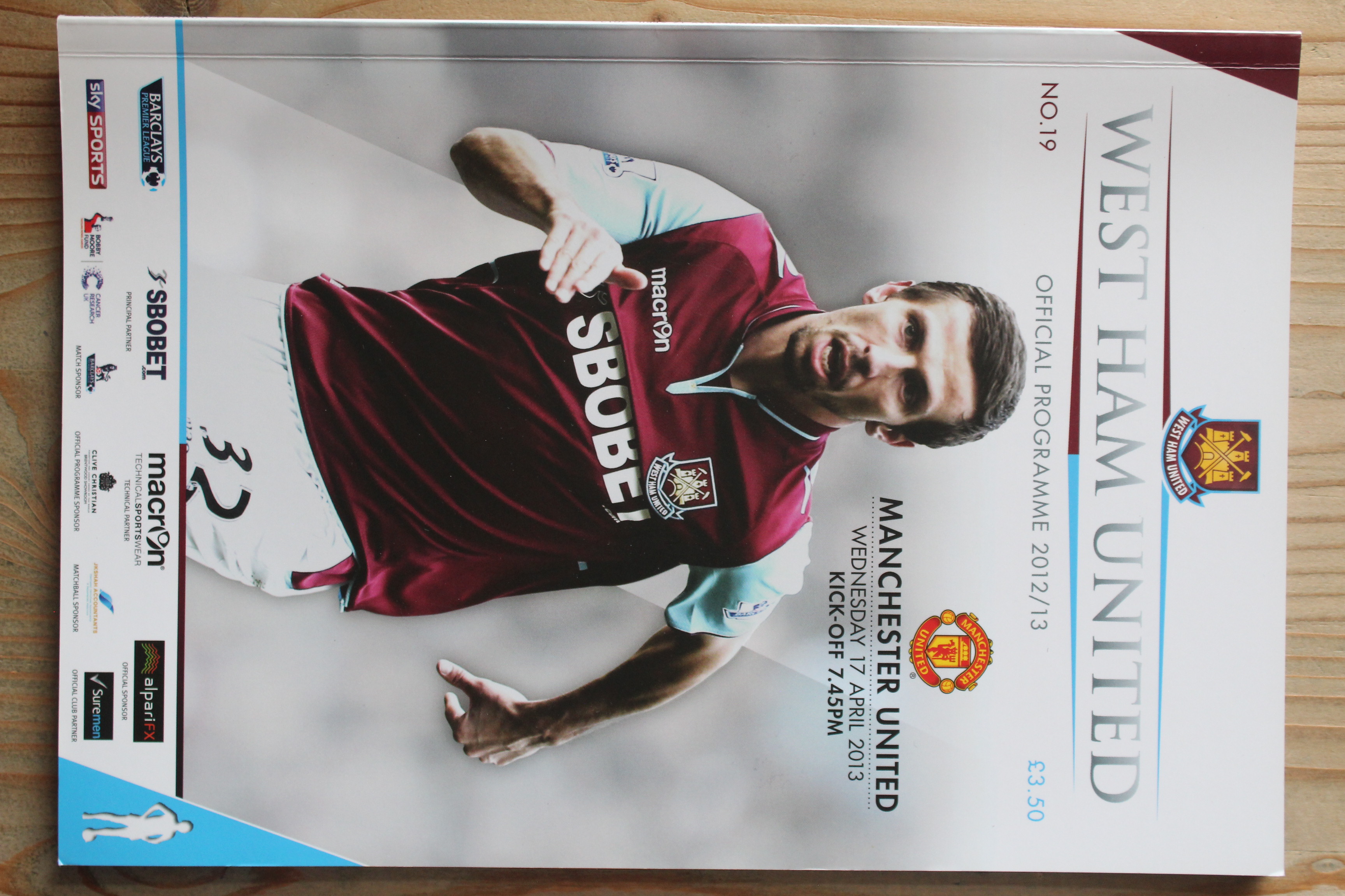 West Ham United FC v Manchester United FC