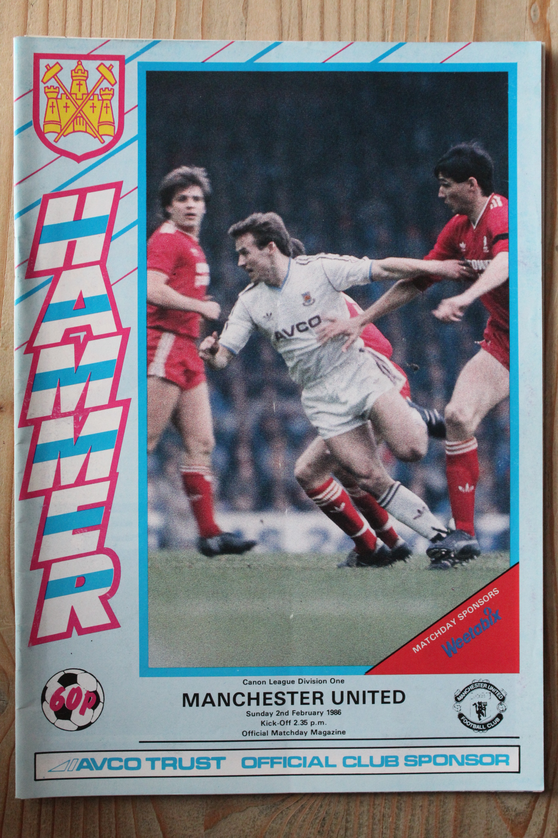 West Ham United FC v Manchester United FC