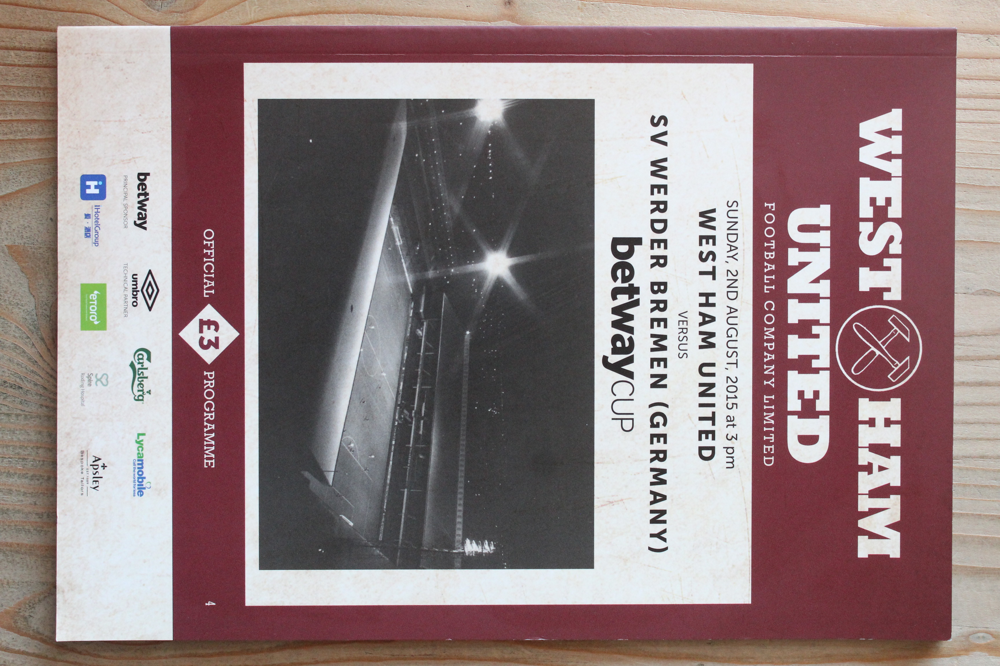 West Ham United FC v Werder Bremen