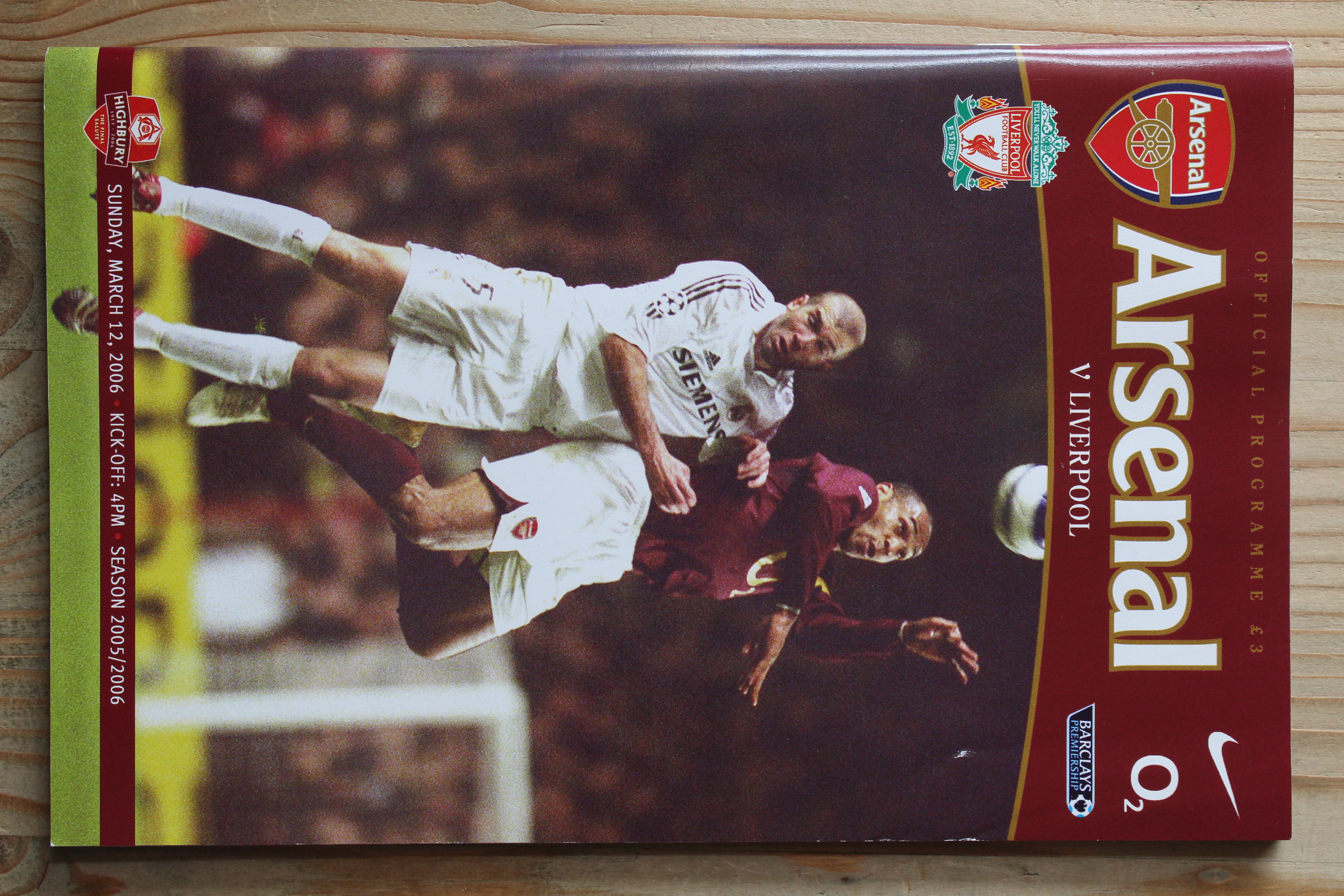 Arsenal FC v Liverpool FC