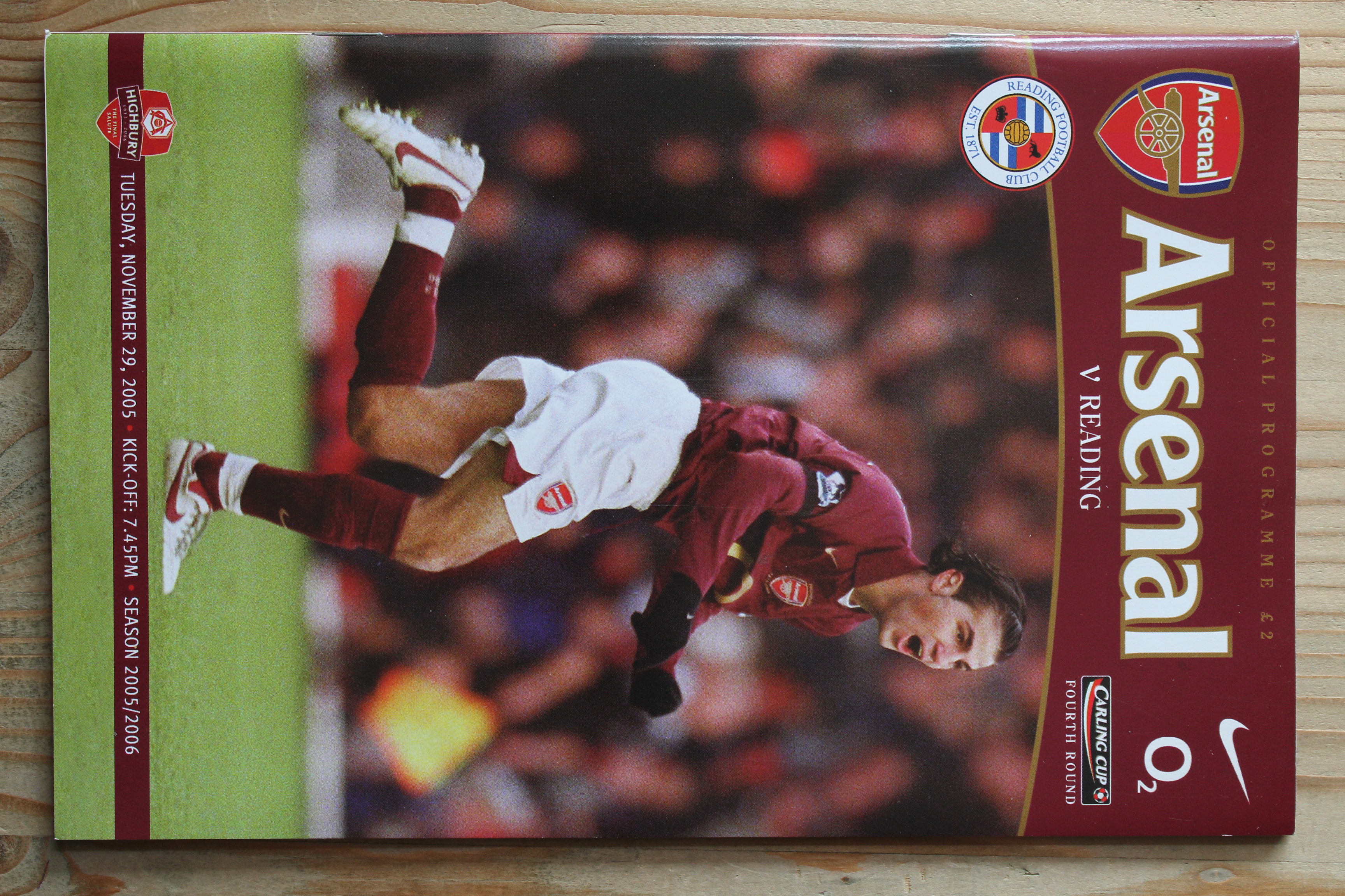 Arsenal FC v Reading FC