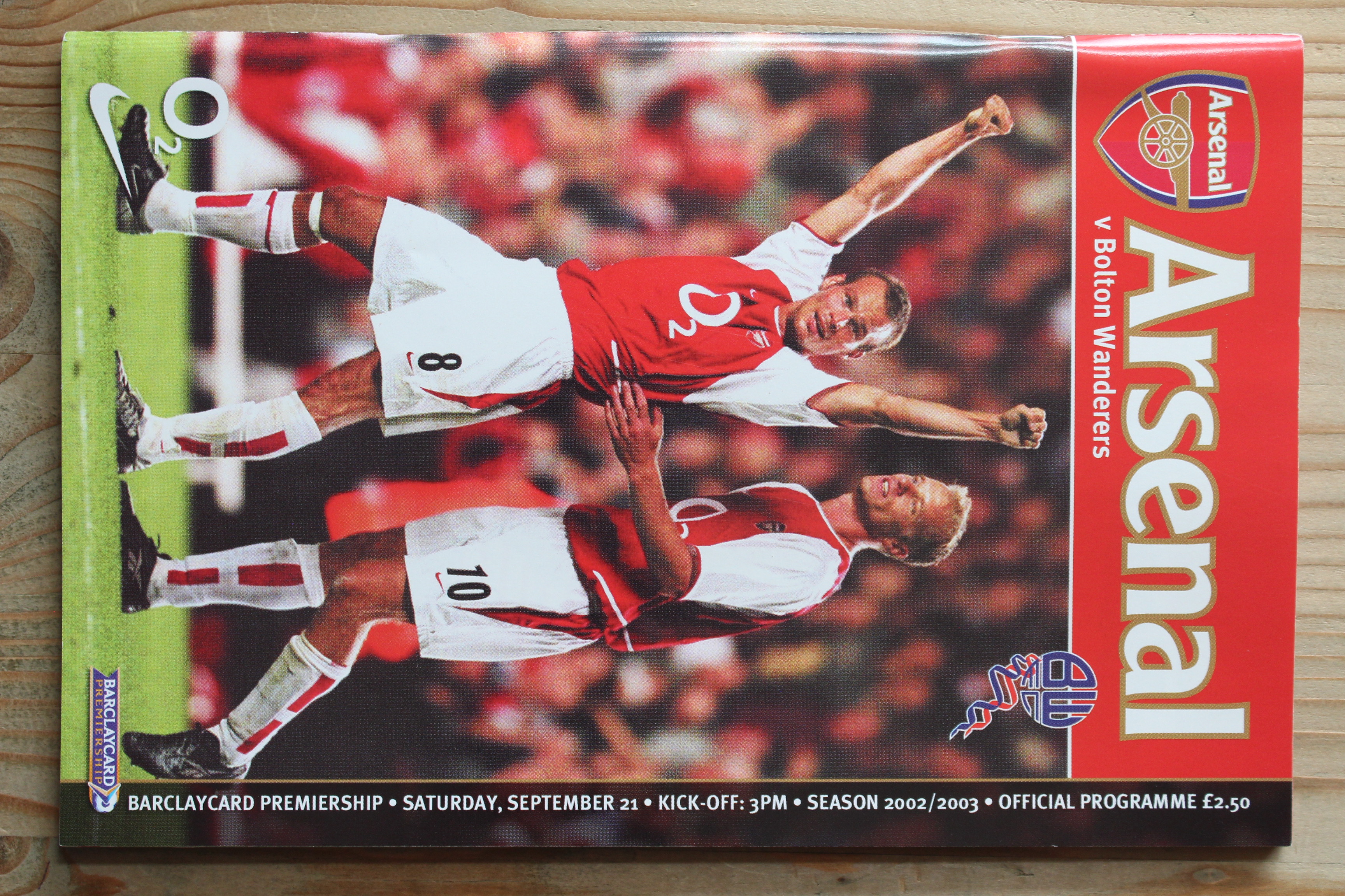Arsenal FC v Bolton Wanderers FC