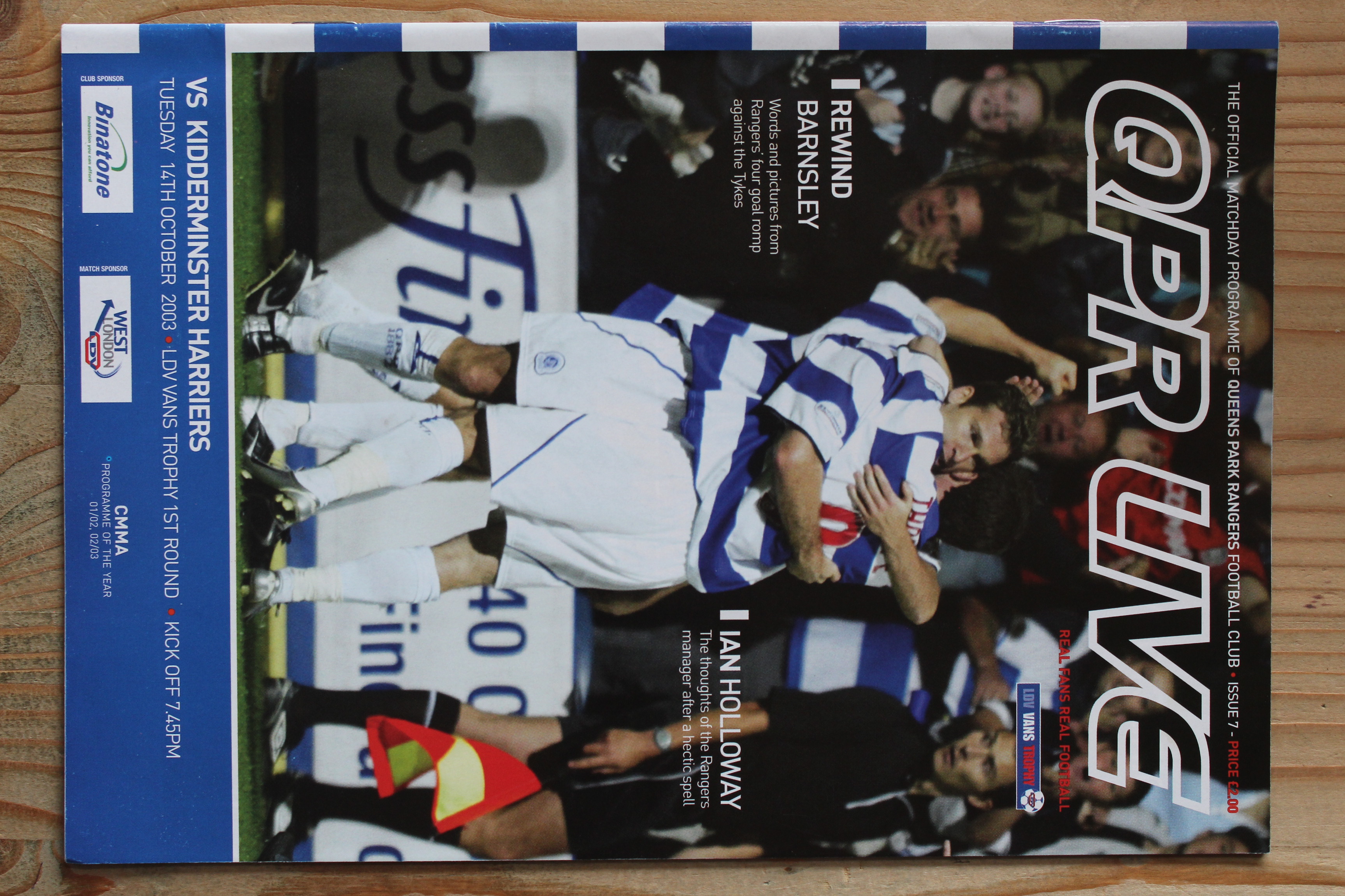 Queens Park Rangers FC v Kidderminister Harriers