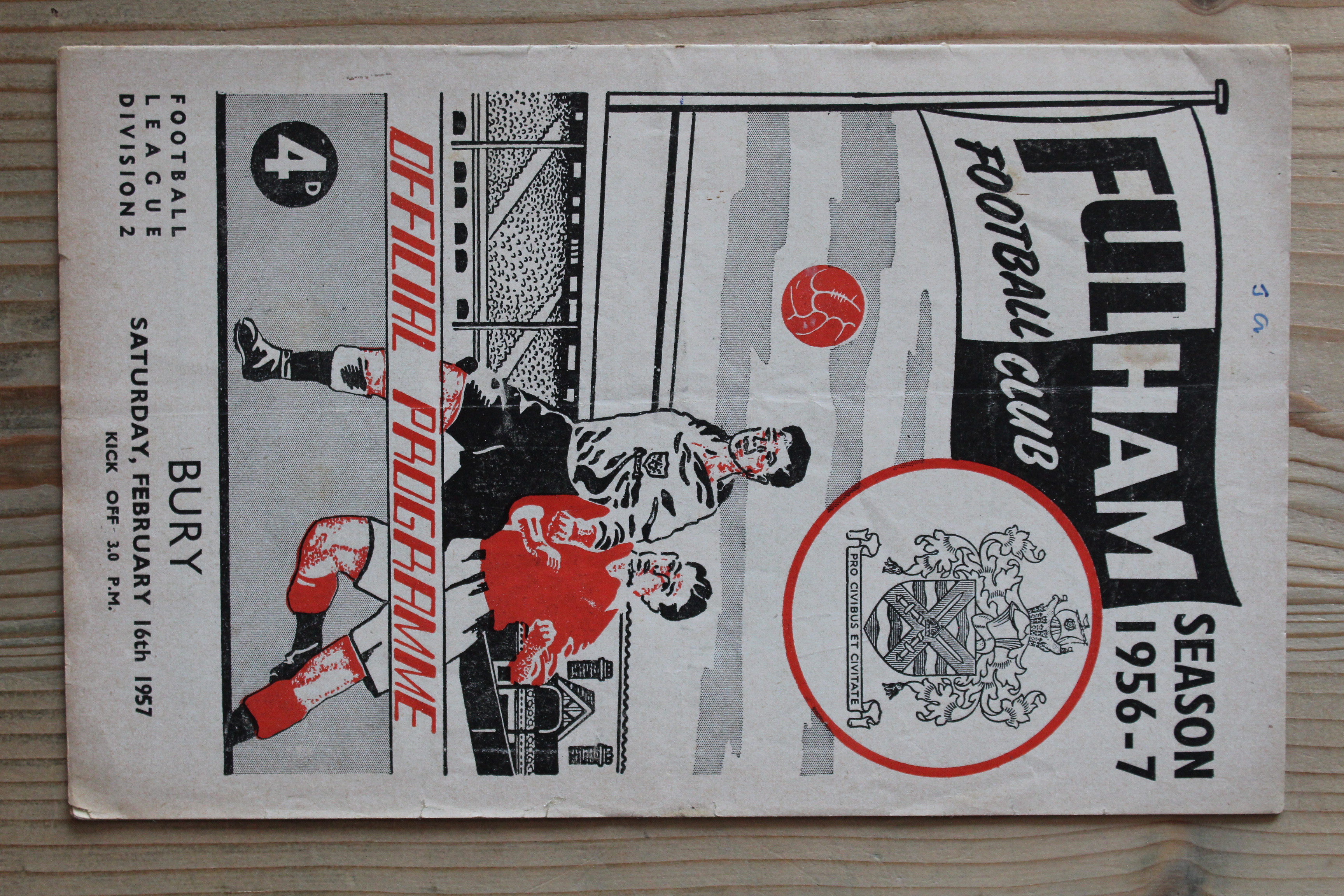 Fulham FC v Bury FC