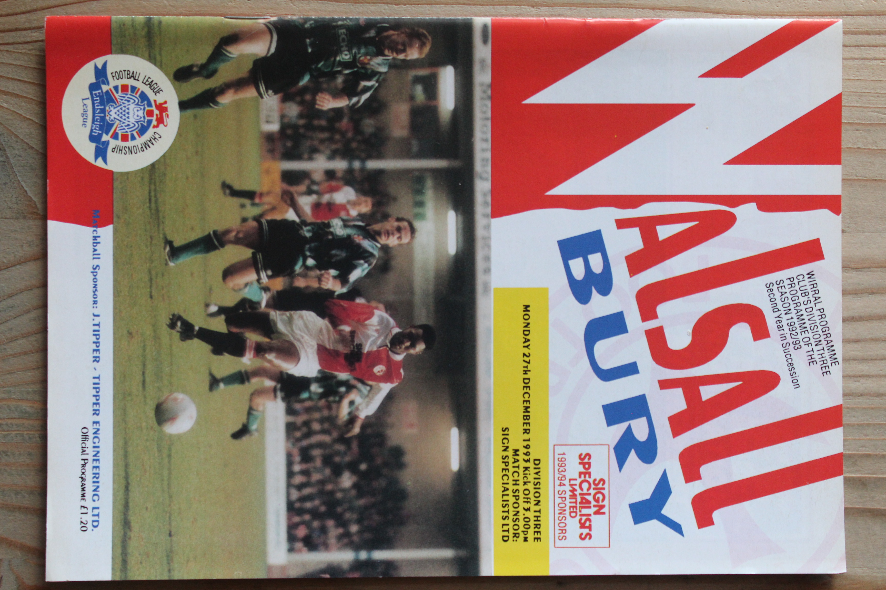 Walsall FC v Bury FC
