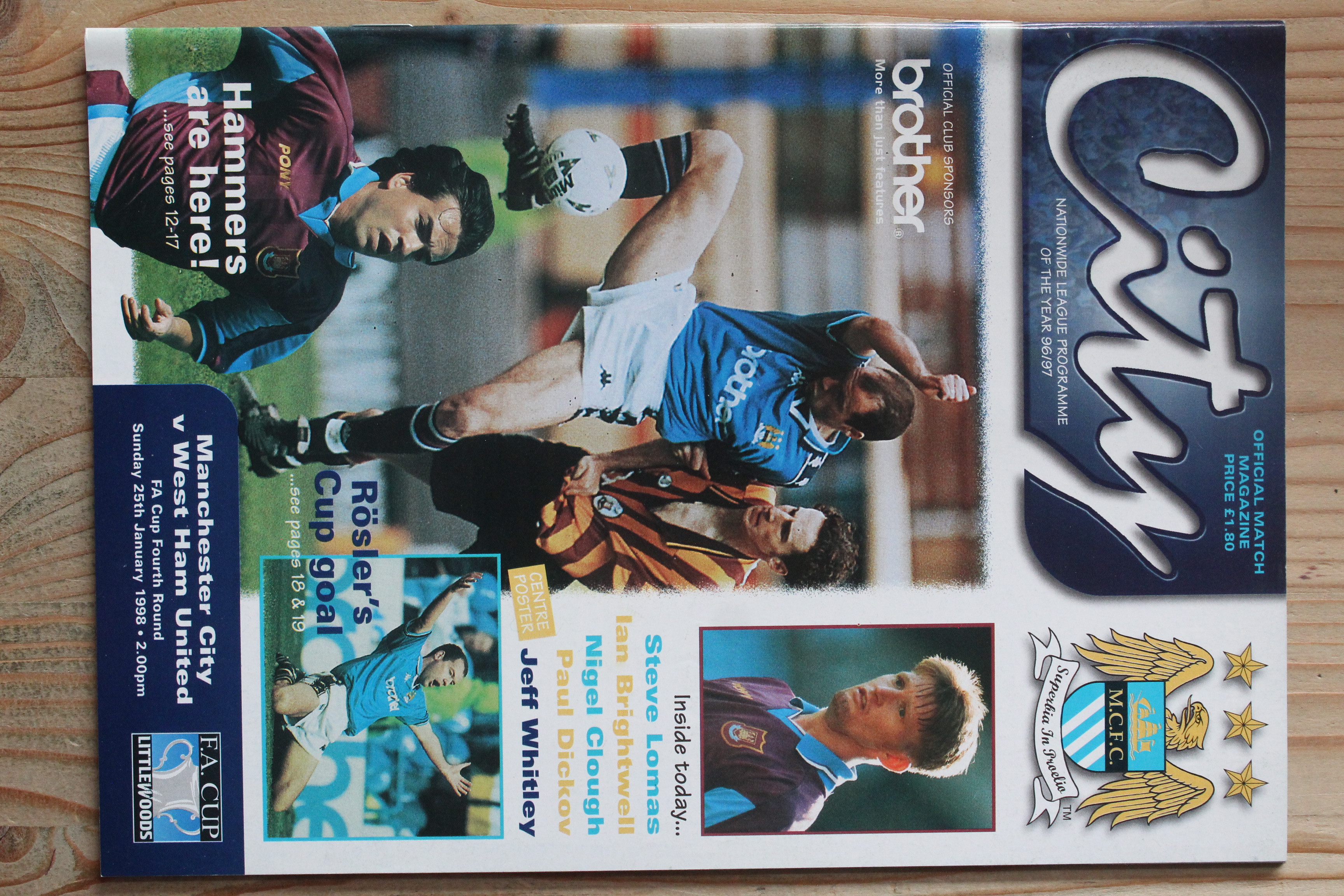 Manchester City FC v West Ham United FC