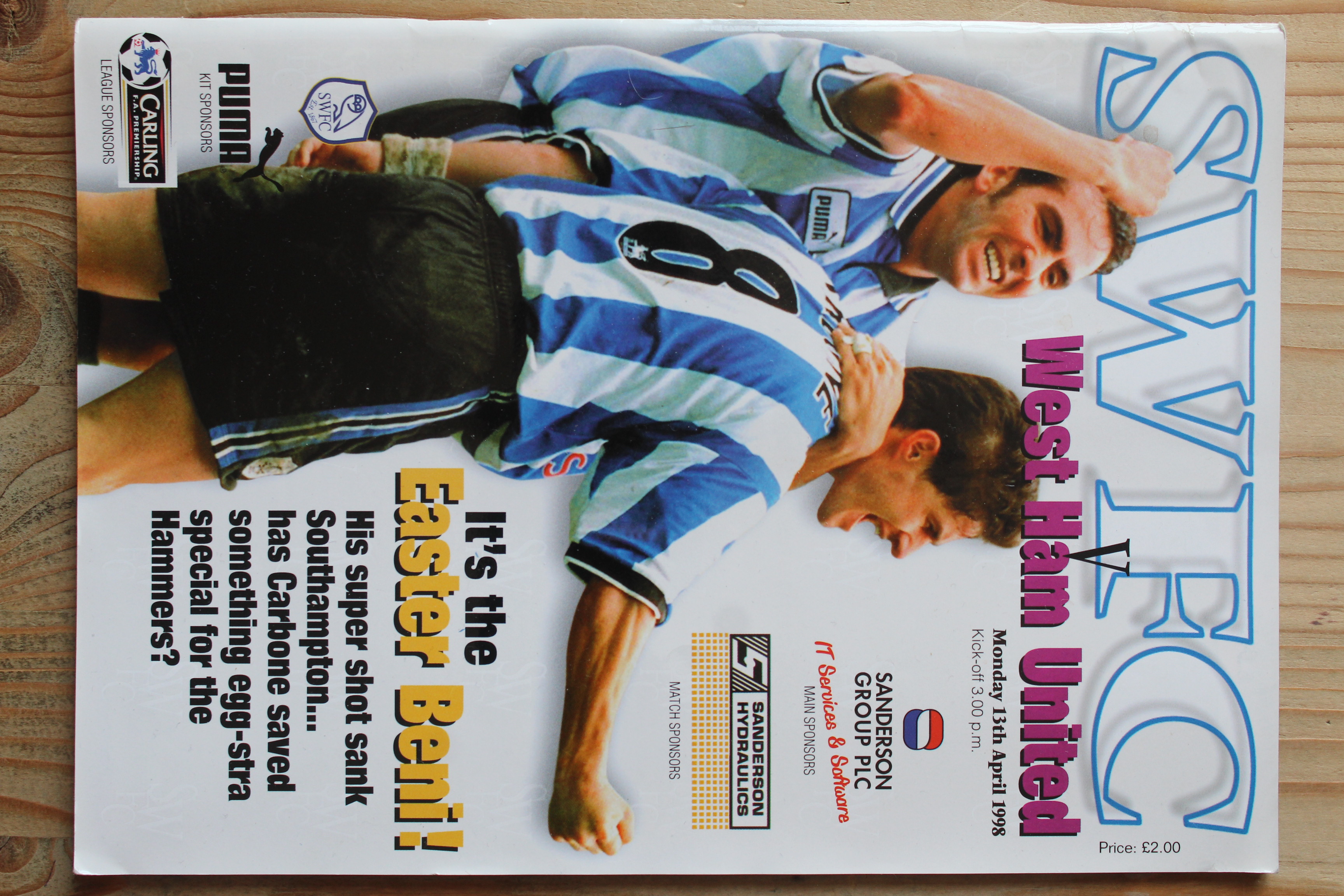 Sheffield Wednesday FC  v West Ham United FC
