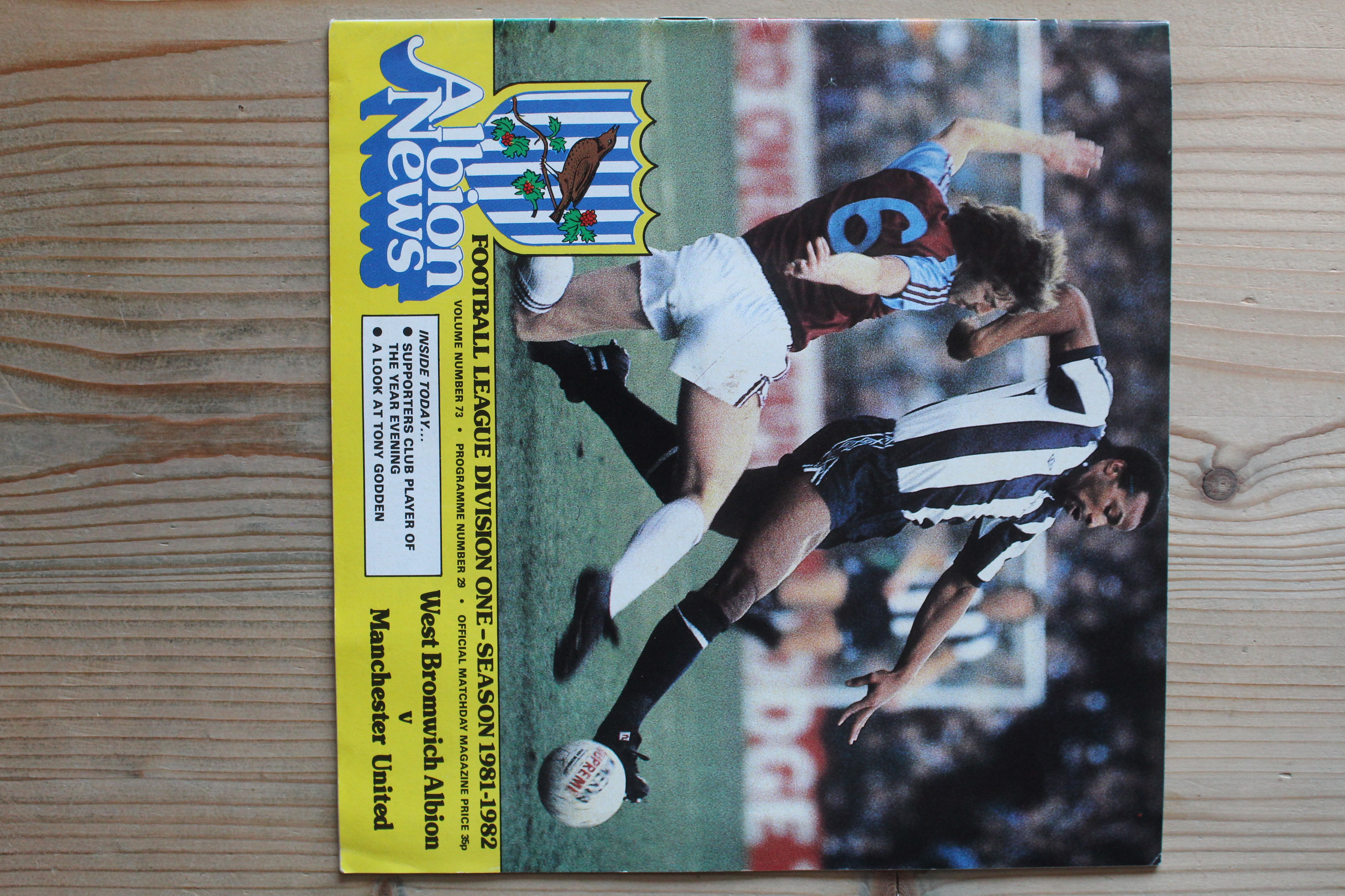 West Bromwich Albion FC  v Manchester United FC
