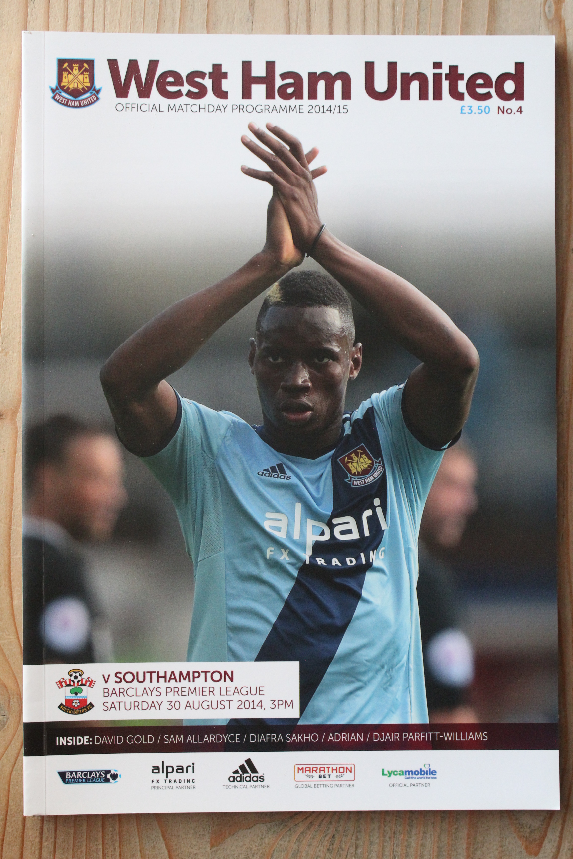 West Ham United FC v Southampton FC