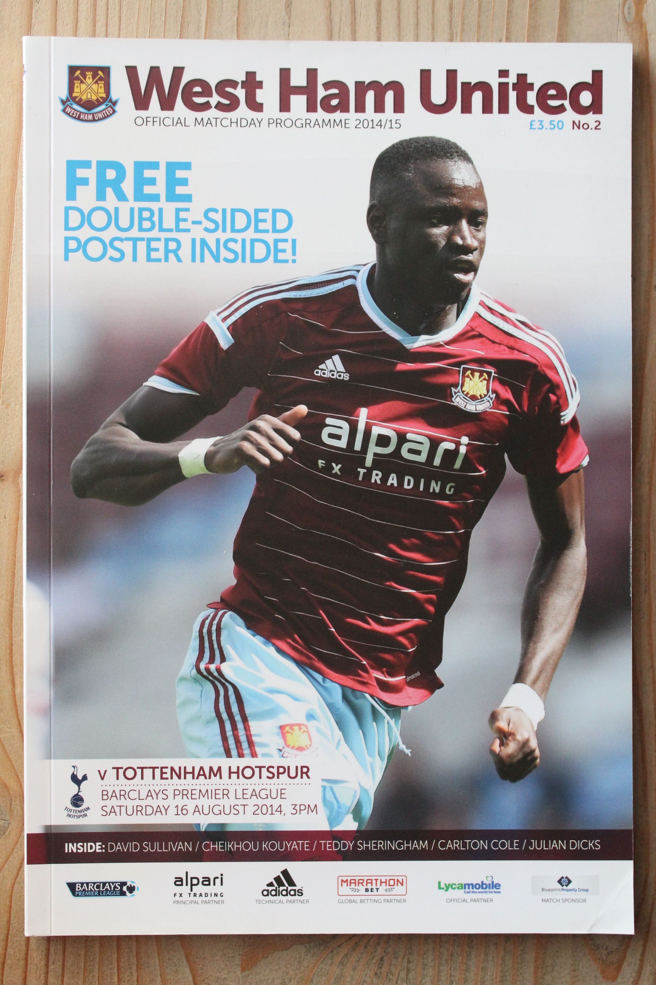 West Ham United FC v Tottenham Hotspur FC
