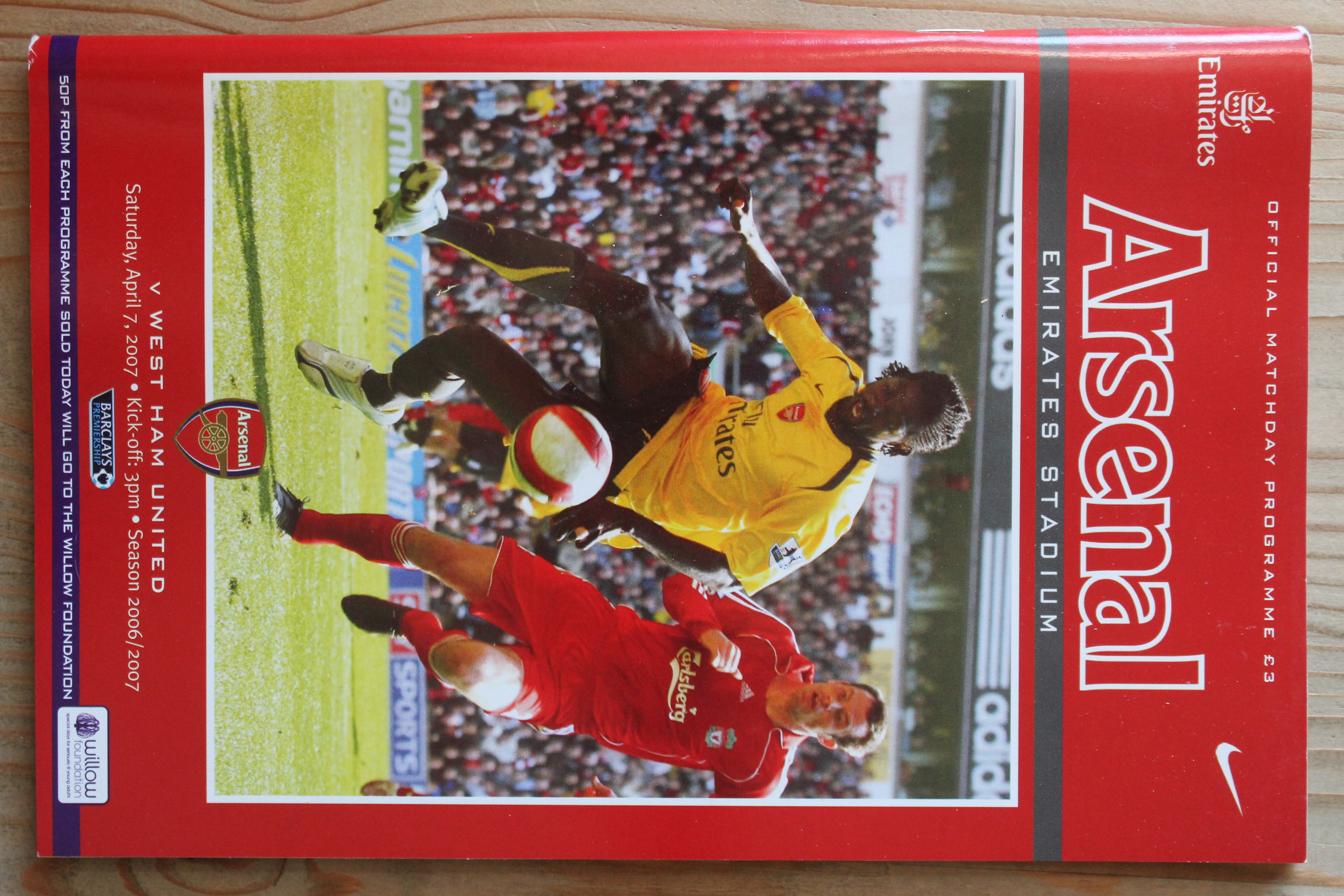 Arsenal FC v West Ham United FC