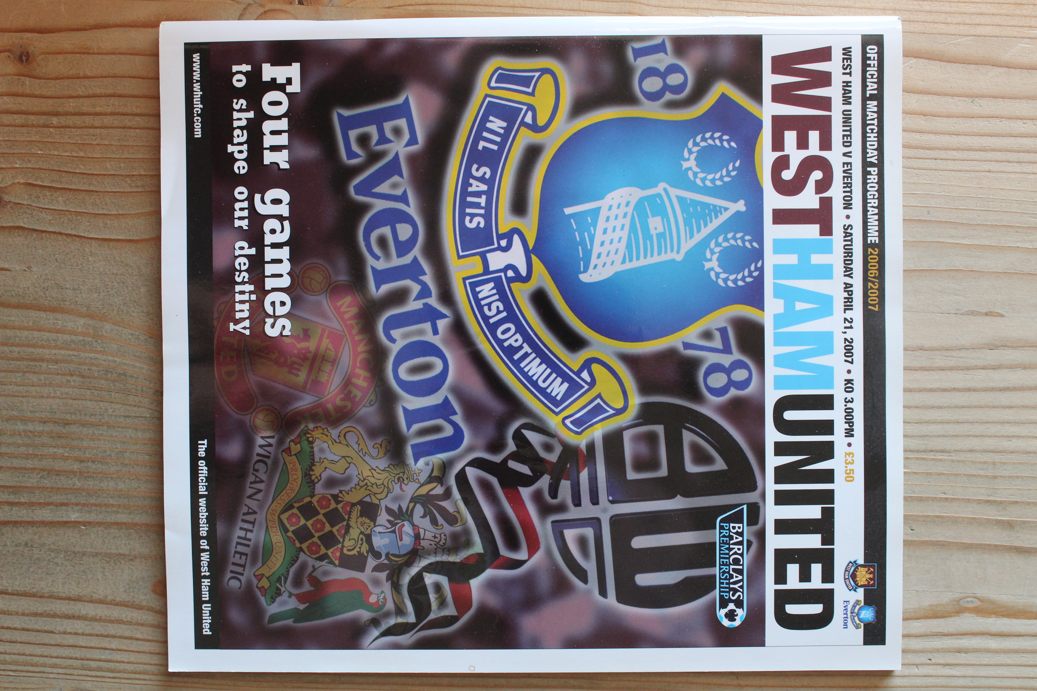 West Ham United FC v Everton FC