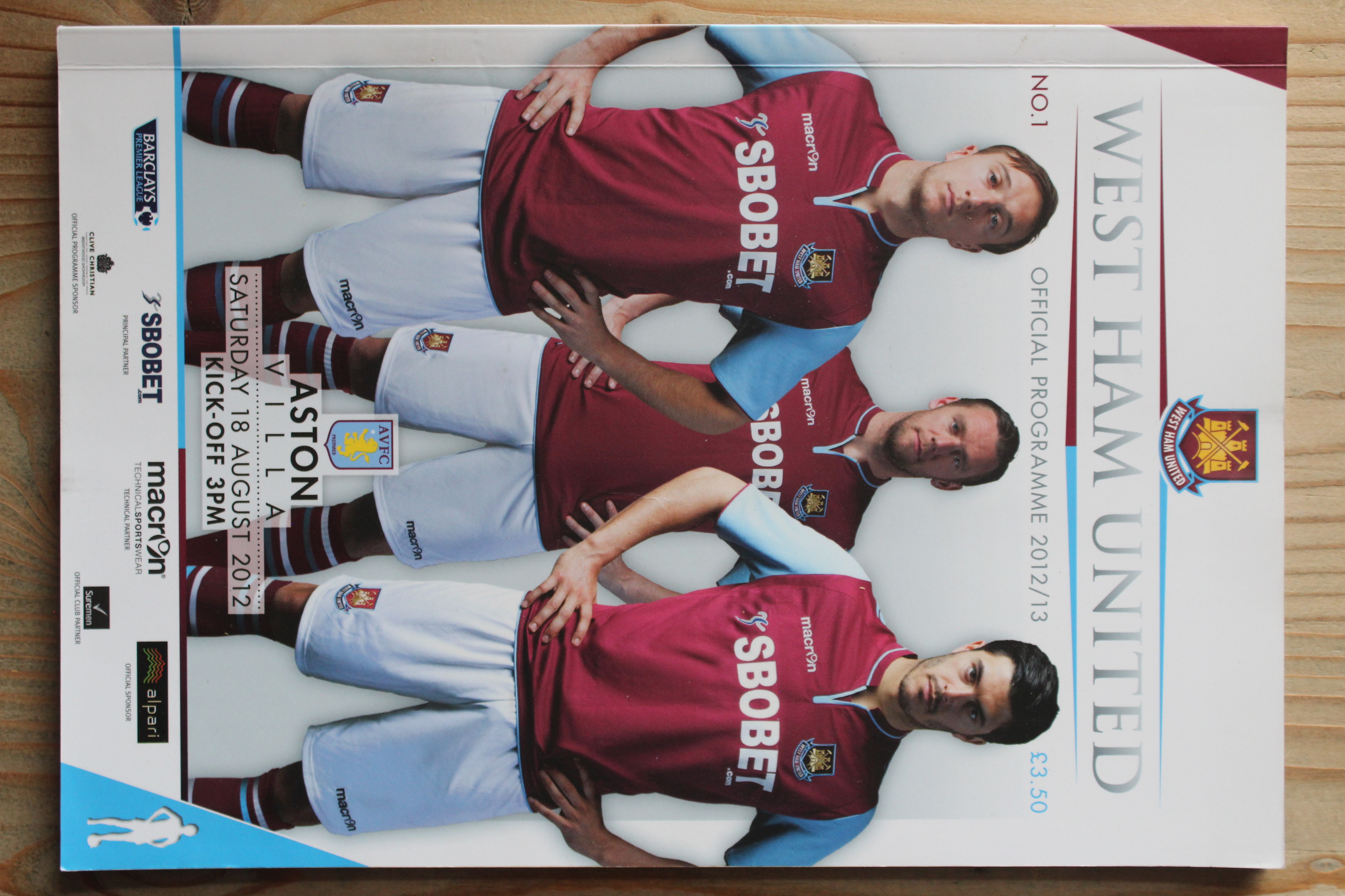 West Ham United FC v Aston Villa FC