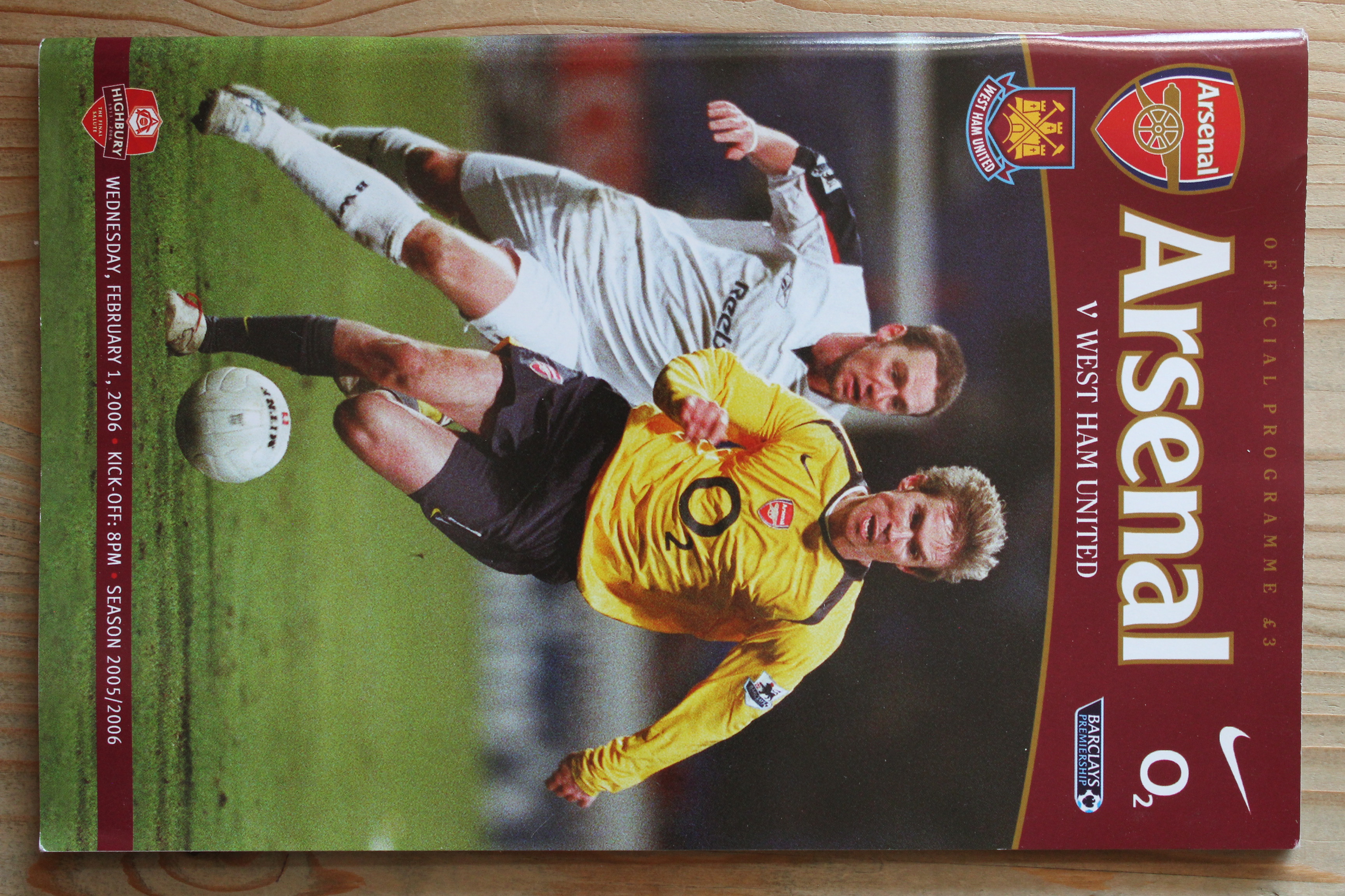 Arsenal FC v West Ham United FC