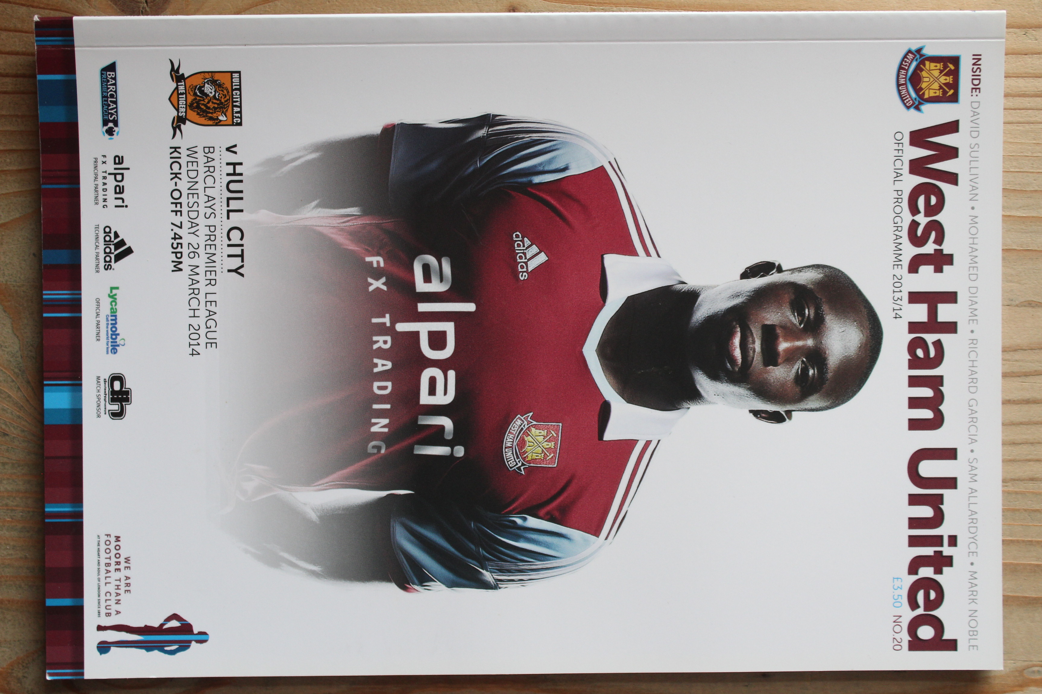 West Ham United FC v Hull City FC