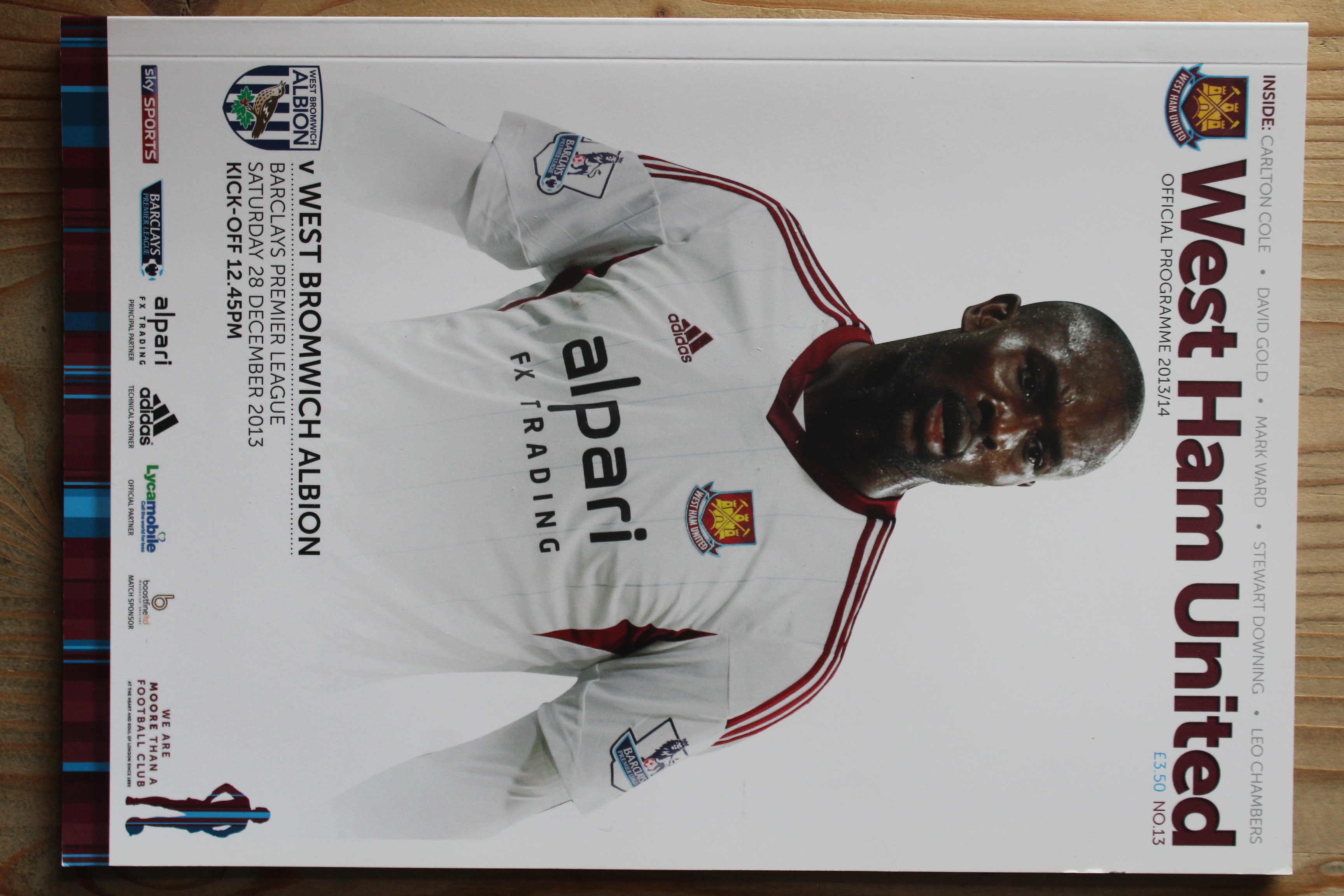 West Ham United FC v West Bromwich Albion FC 
