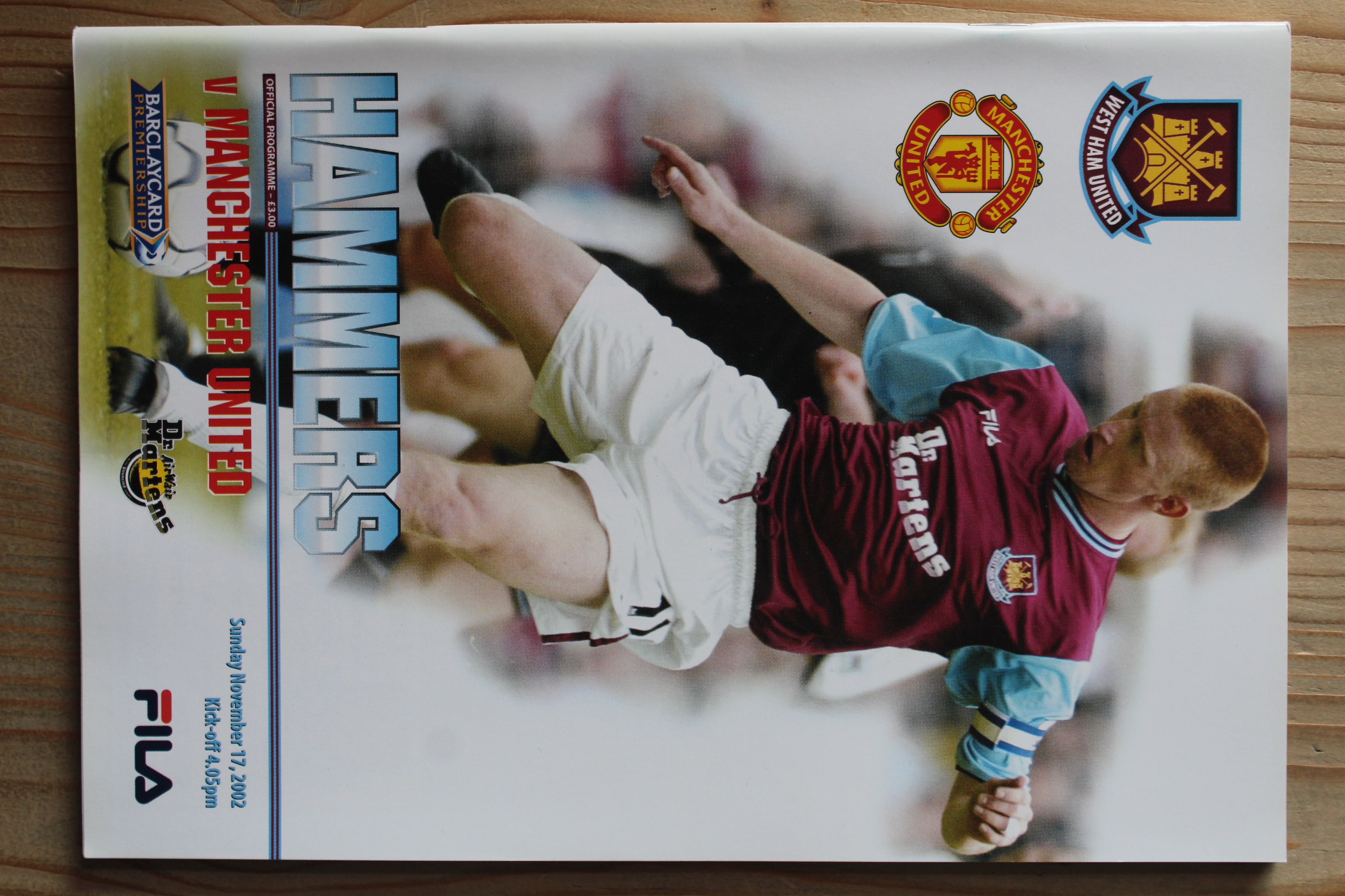 West Ham United FC v Manchester United FC