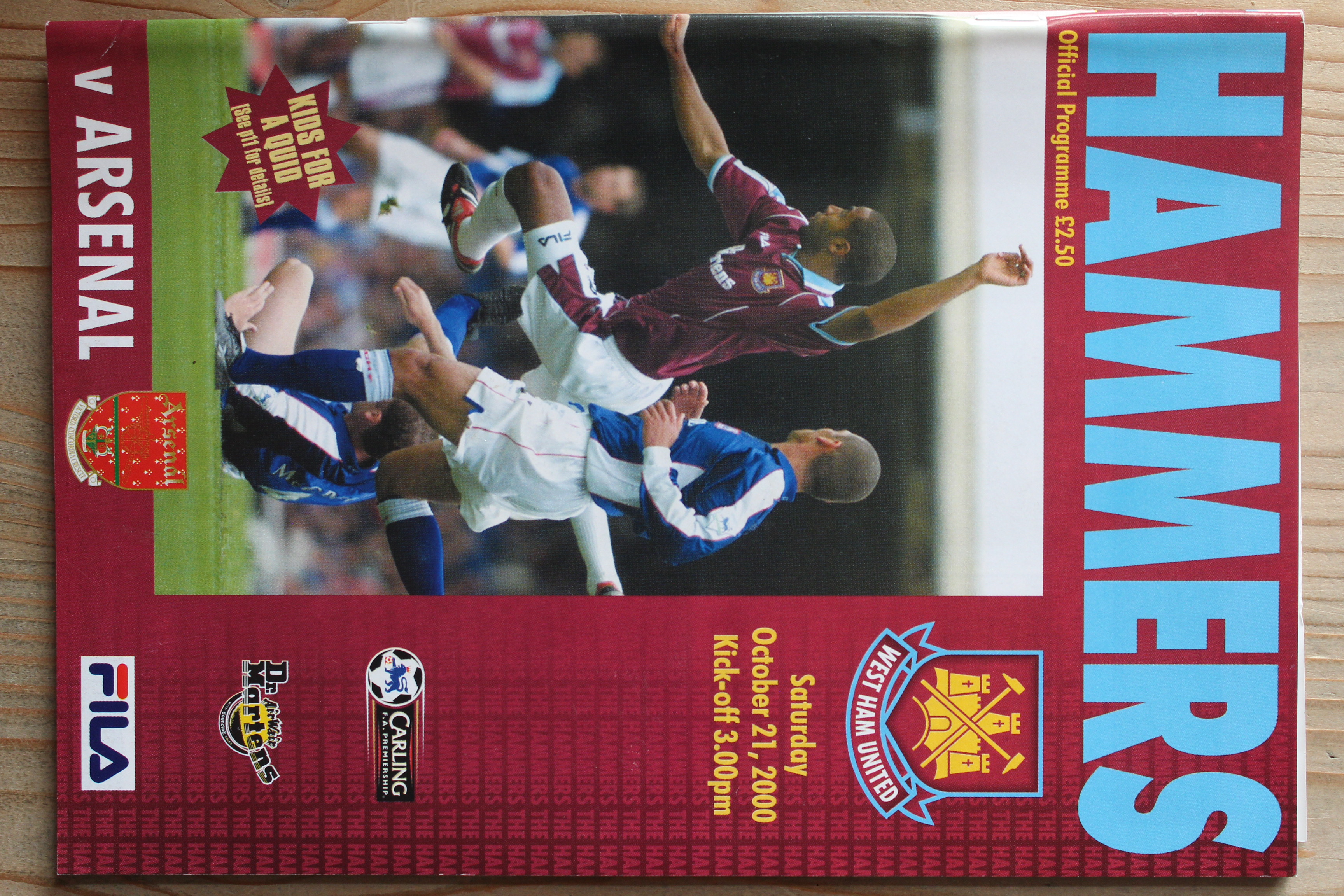 West Ham United FC v Arsenal FC