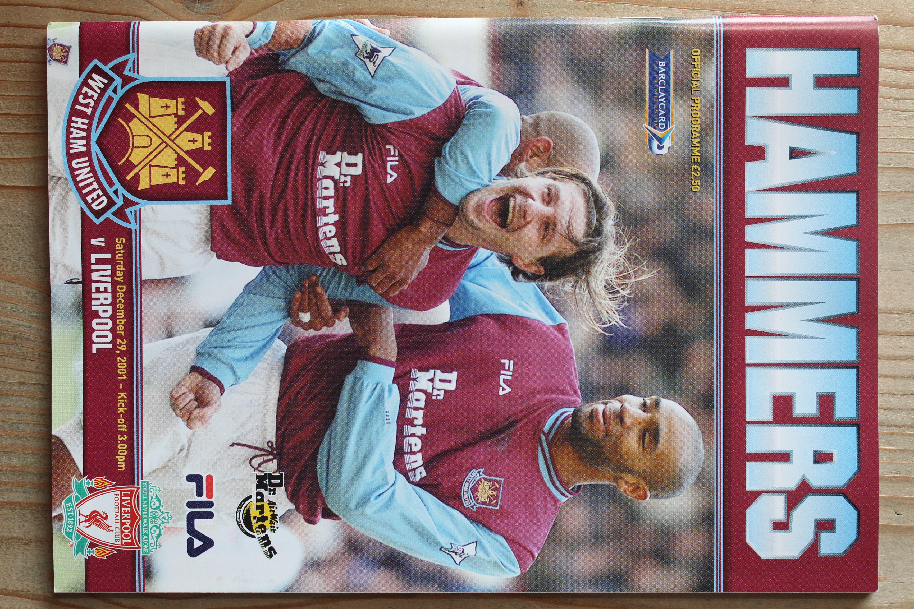 West Ham United FC v Liverpool FC