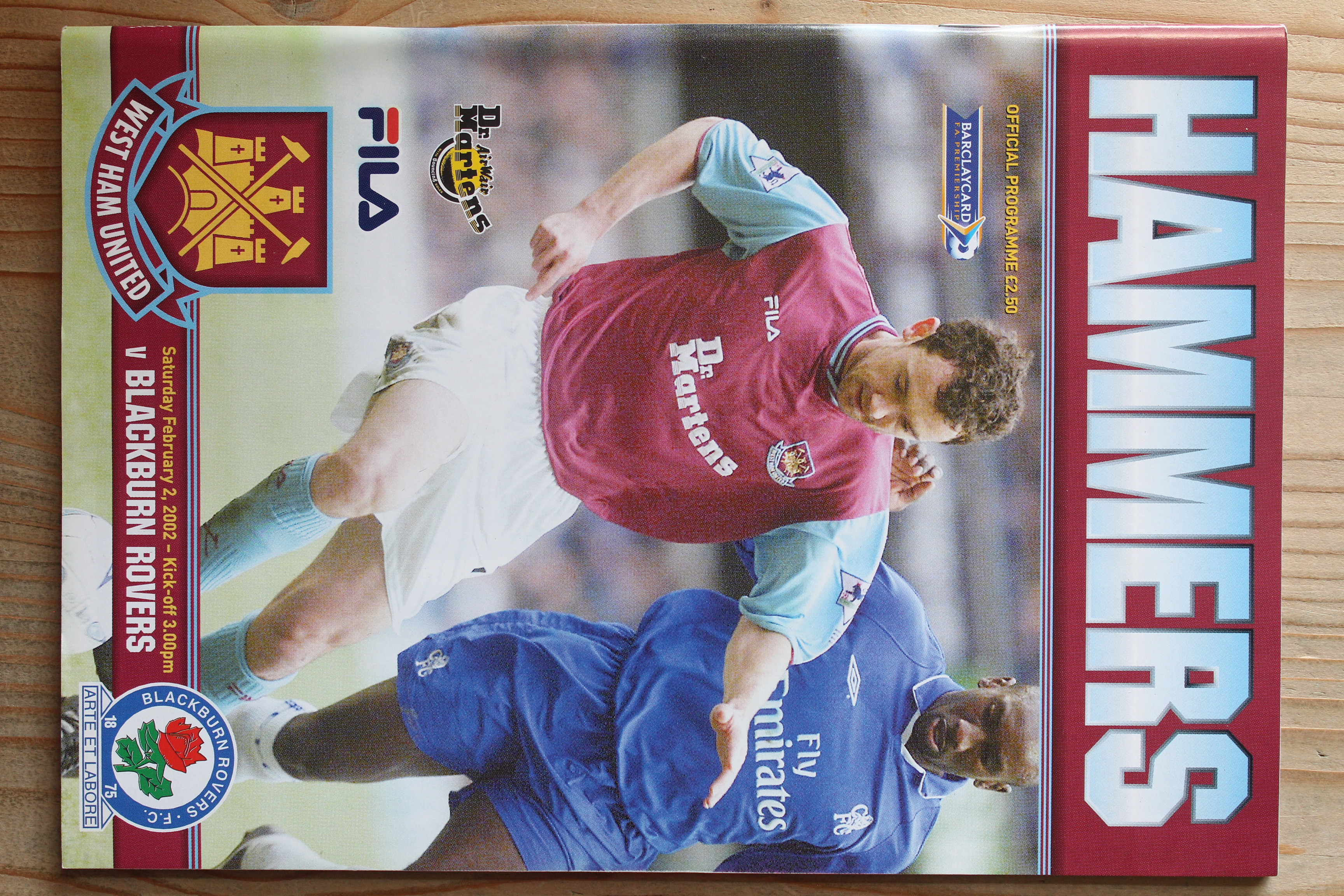 West Ham United FC v Blackburn Rovers FC