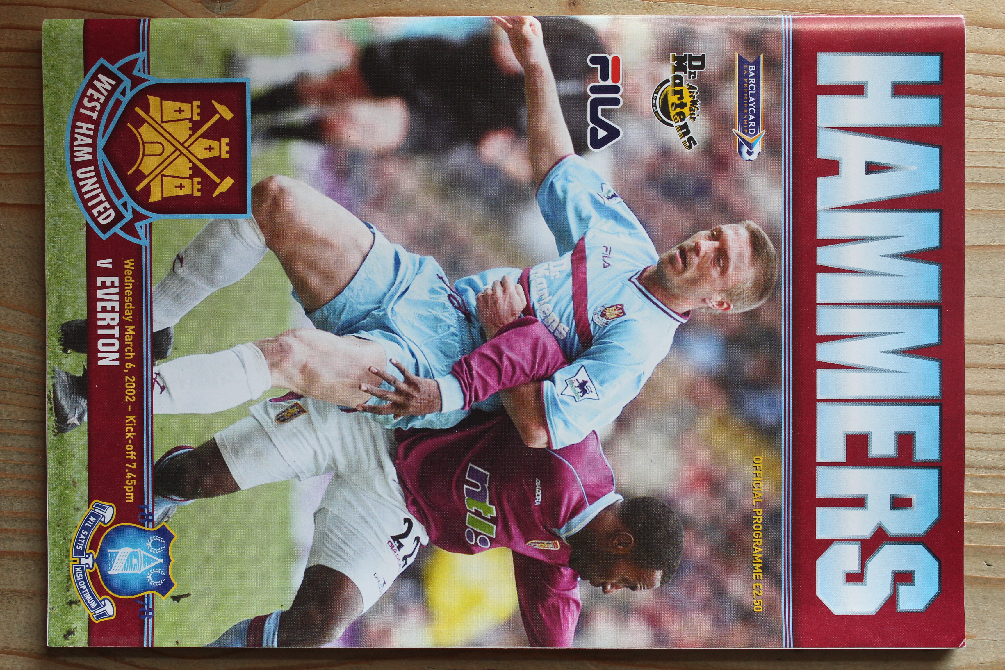 West Ham United FC v Everton FC