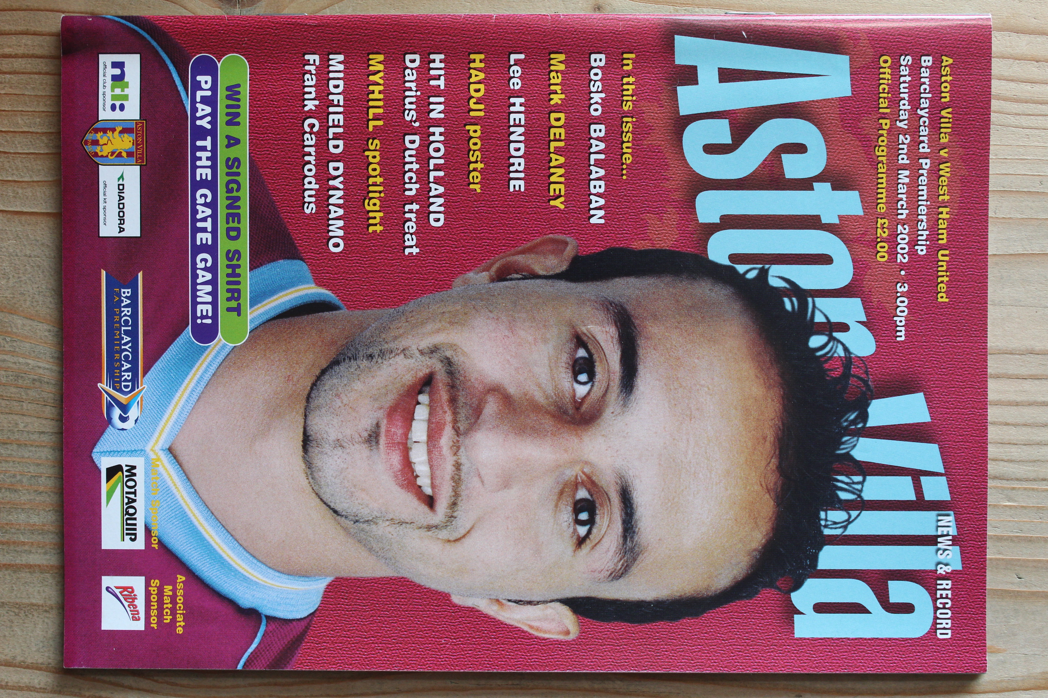 Aston Villa FC v West Ham United FC