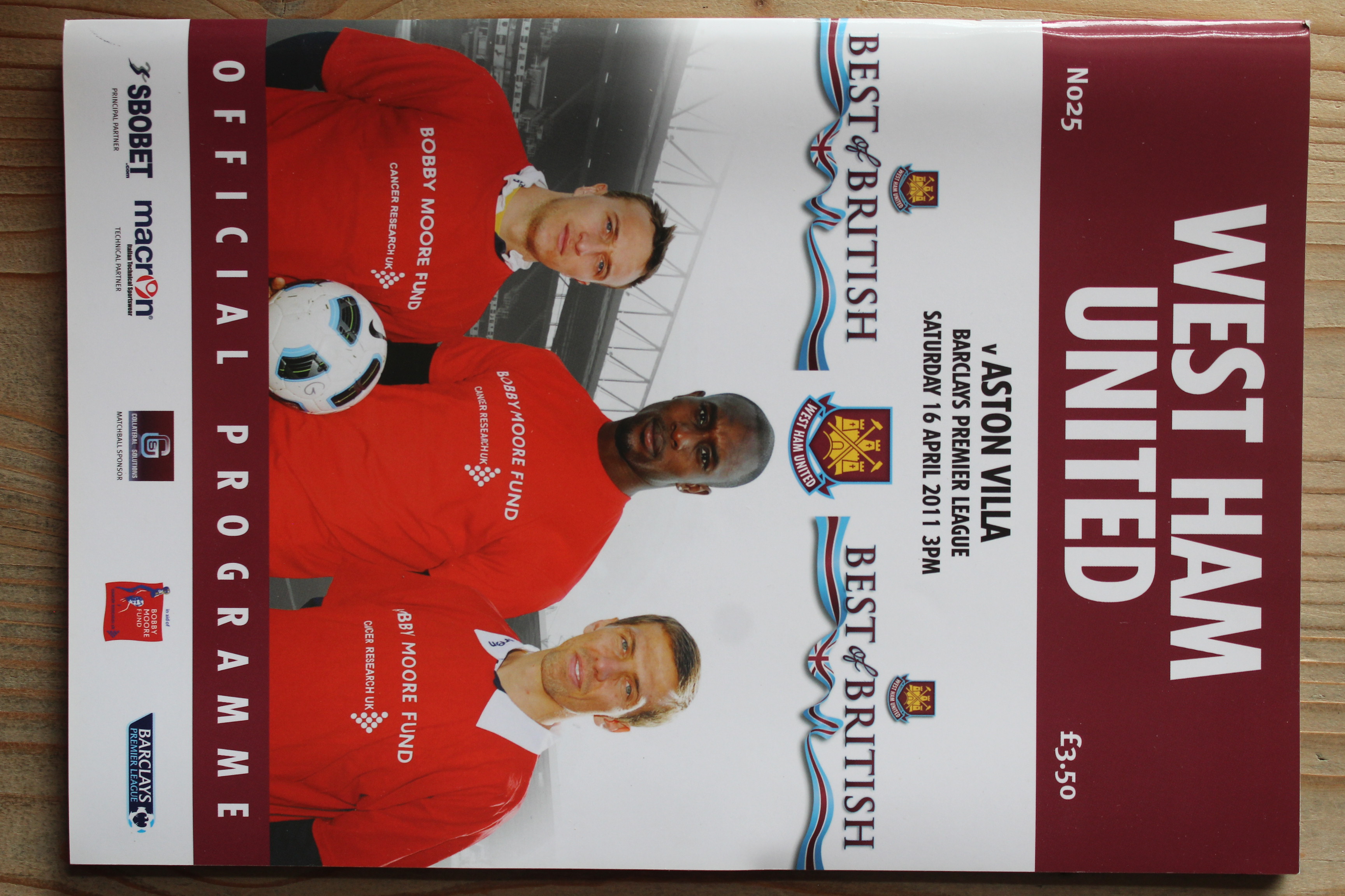 West Ham United FC v Aston Villa FC