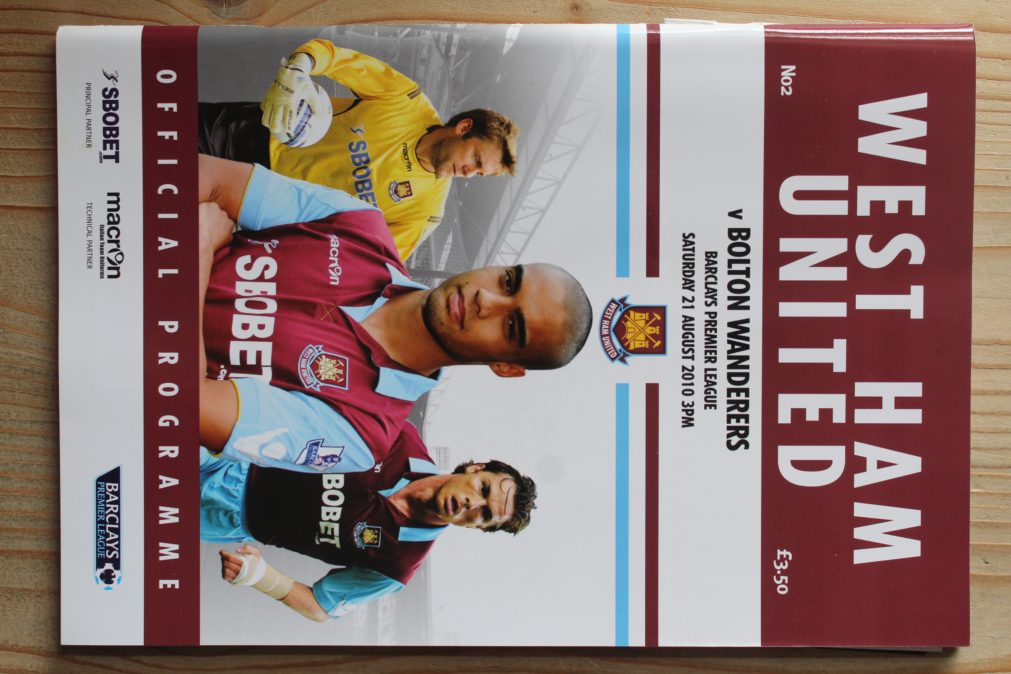 West Ham United FC v Bolton Wanderers FC