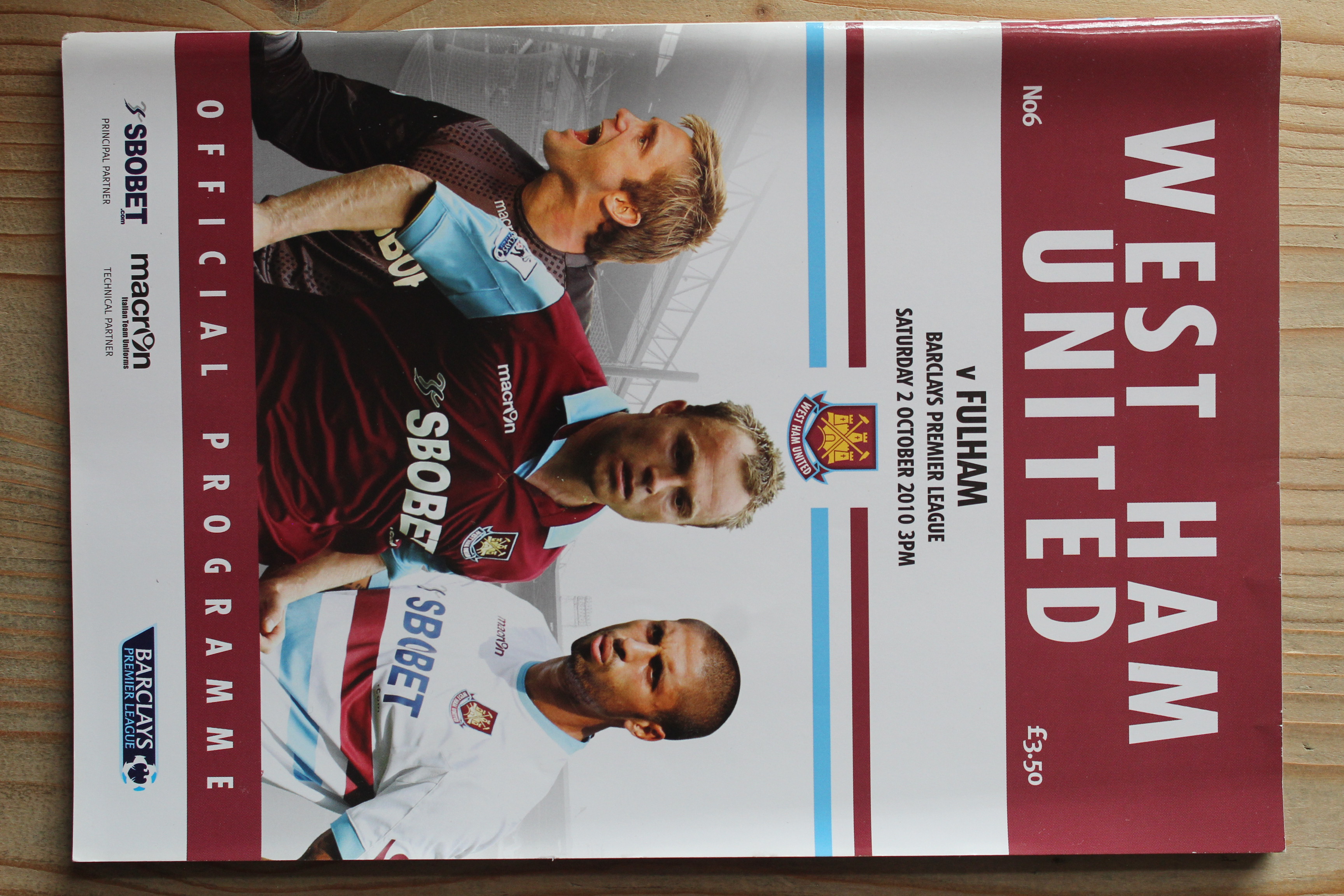 West Ham United FC v Fulham FC