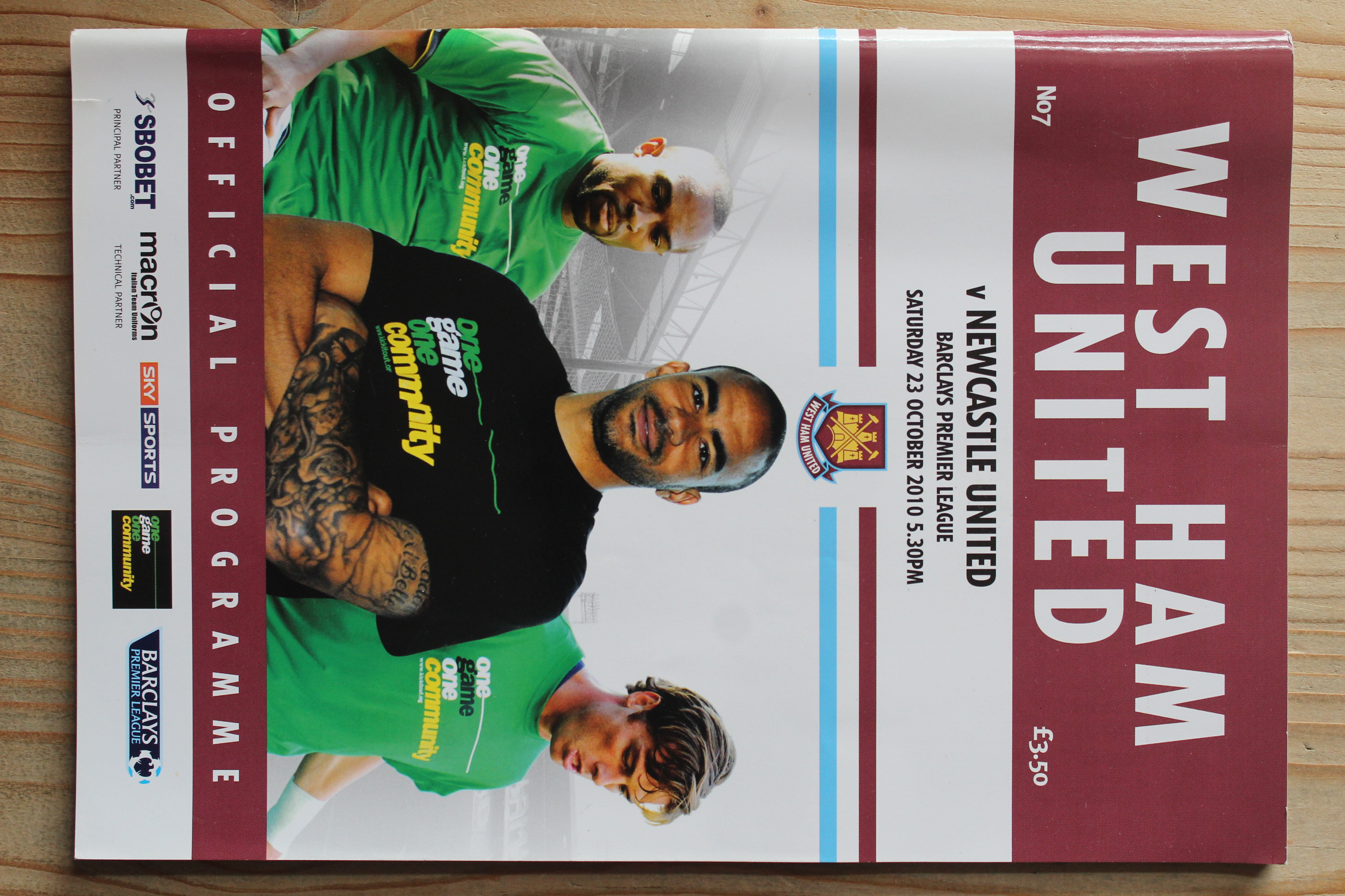 West Ham United FC v Newcastle United FC