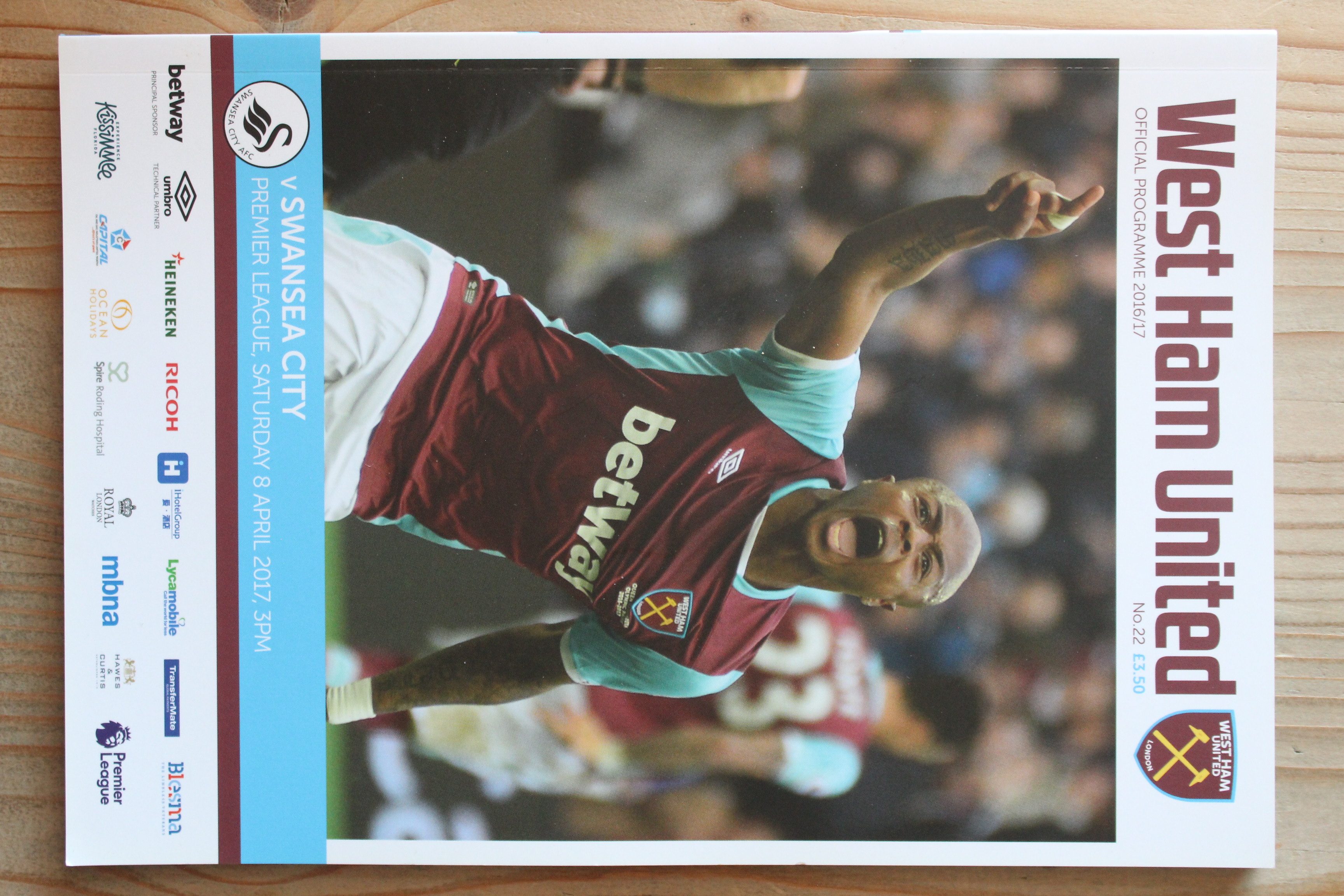 West Ham United FC v Swansea City FC